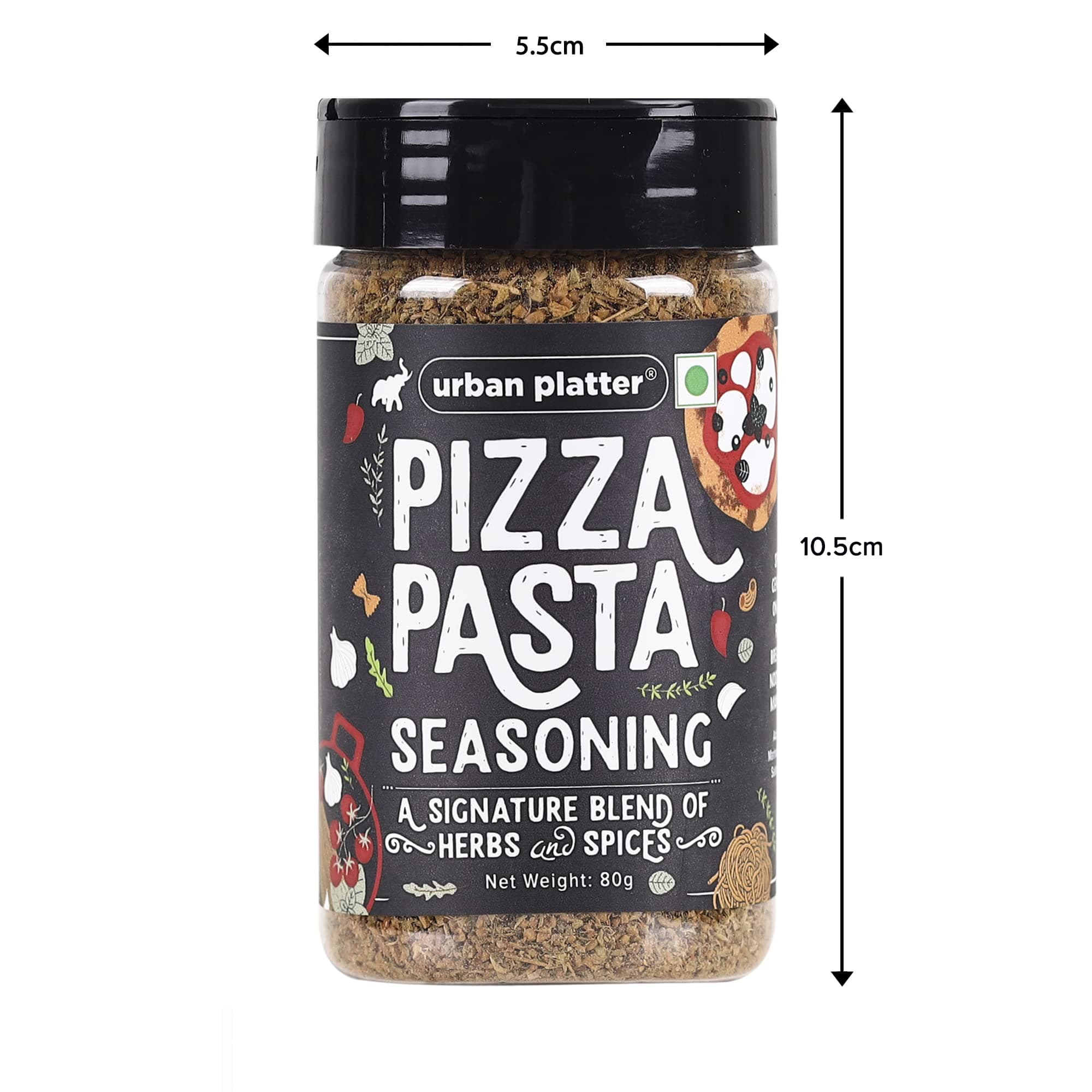 Urban Platter Pizza Pasta Seasoning, 80g (Signature Italian-Style Seasoning | Multipurpose Herb & Spice Blend | MSG-Free) — image 8
