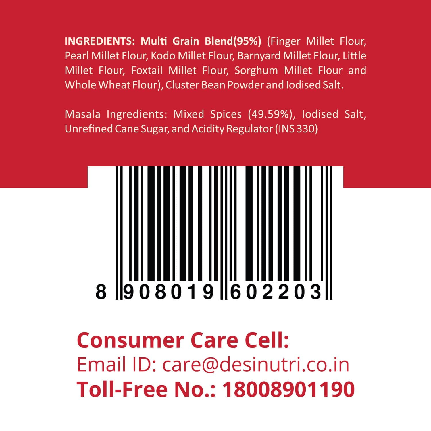 Desi Nutri Multi Millet Noodles | Ready to Eat Noodles | 192 gms | Rich in Iron & Calcium — image 3
