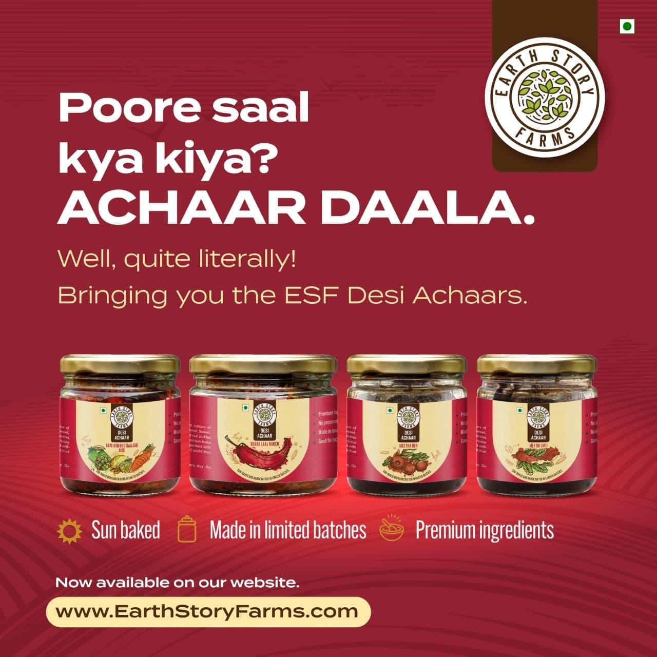 Earth Story Farms Meetha Ber Pickle | No Preservatives | Sweet Jujube Pickle| Premium Ingredients | Testy Kul Pickle | Meetha Ber Ka Achar (200gm) — image 6