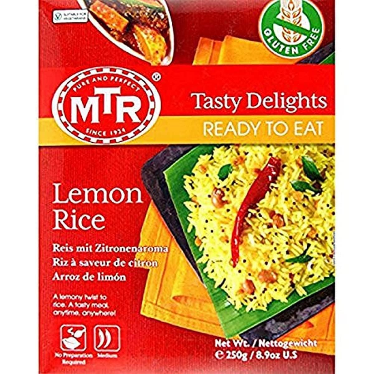 MTR RTE Lemon Rice, 250g