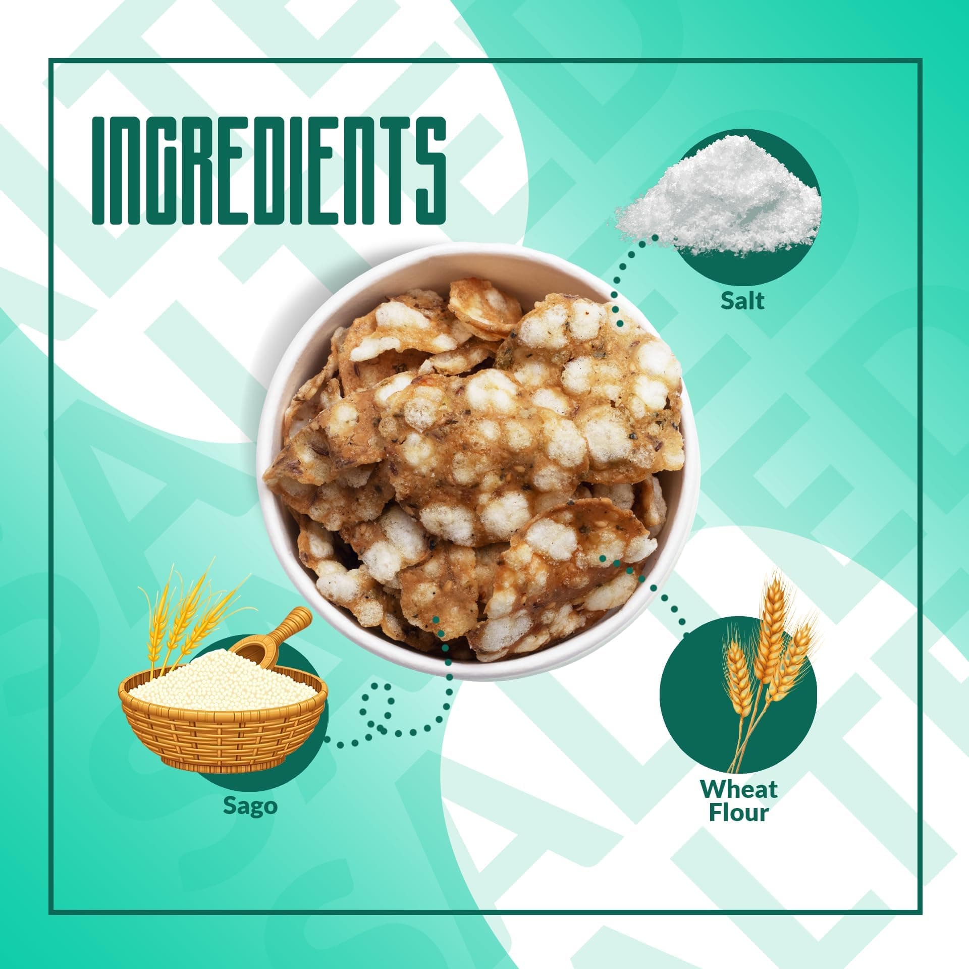 Avarya Assorted Sago Chips | Classic Salted Sabudana Chips | Crispy & Fresh Indian Snack | Falhari Friendly | 100% Vegetarian | Light & Crunchy Tea Time Munchies | 125gm | Pack of 1 — image 5