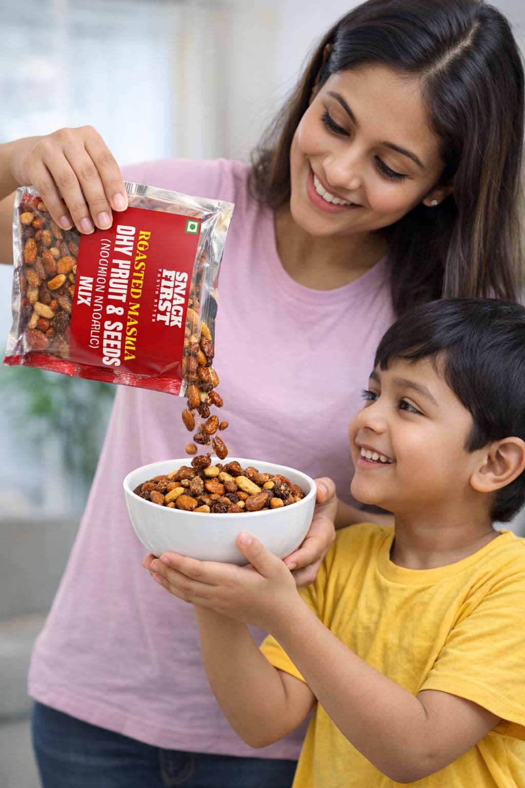 Snack First Roasted Masala Dry Fruit & Seeds Mix | No Onion No Garlic | No Palm Oil | 100G | masala dryfruit mixture | mixed dry Fruit & seeds | Almonds | Black Raisins | Cashewnuts | Pumpkin Seed | Sunflower Seed |Peanuts | Green Raisins | 7 In 1 Super Foods | Vitamin E | High protein | Healthy Snack, Gym Snack | — image 5