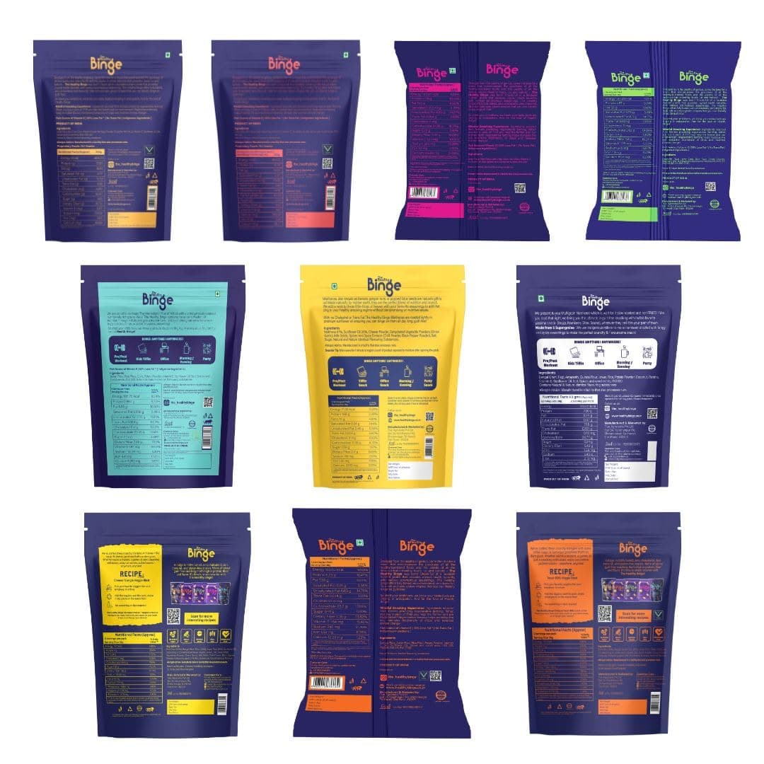 The Healthy Binge Ultimate 10 Assorted Healthy Snacks Combo – Millet Snack Combo | Baked Snack Variety Pack | Healthy Snacks for Kids and Adults (Pack of 10) — image 8