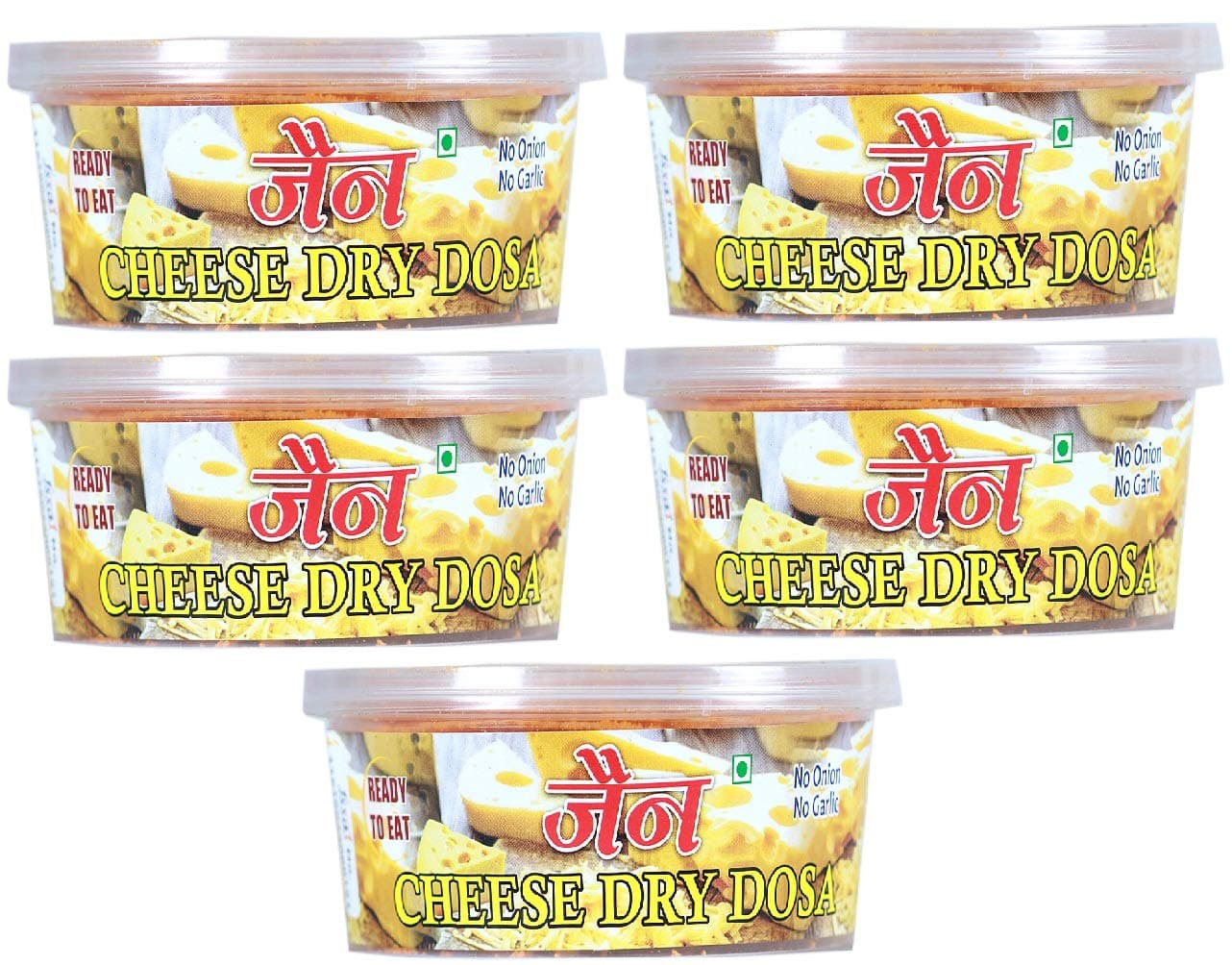 Jain Cheese Dry Dosa Khakra (5 Pack)-100g Each | Tastes Like Khakra | Ready To Eat Snack | Crispy & Crunchy | Gluten-Free & Preservative-Free — image 3