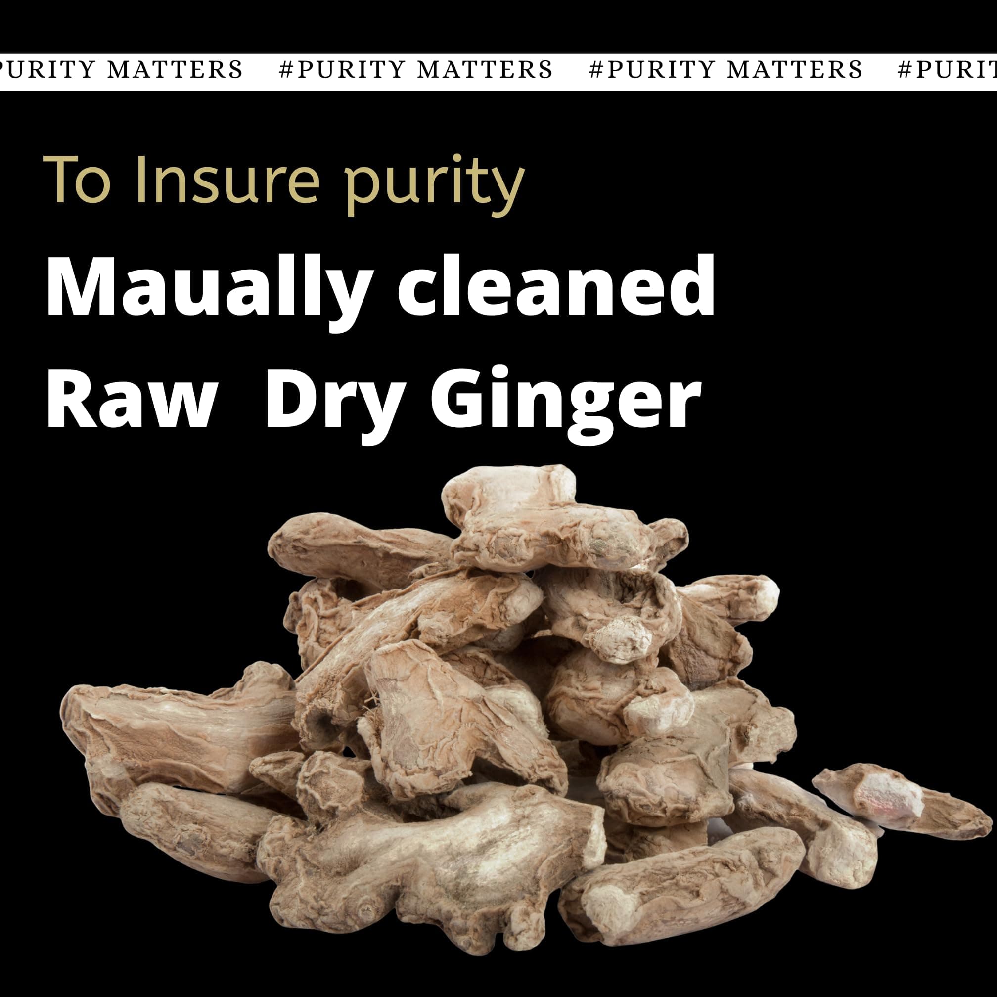 Indiana Organic Pure Ginger Powder (Adarak) 200g | Manually Cleaned Dry Ginger Sonth Masala | Freshly Ground on Order | No Added Preservatives, No Onion No Garlic | Glass Jar Packaging — image 6