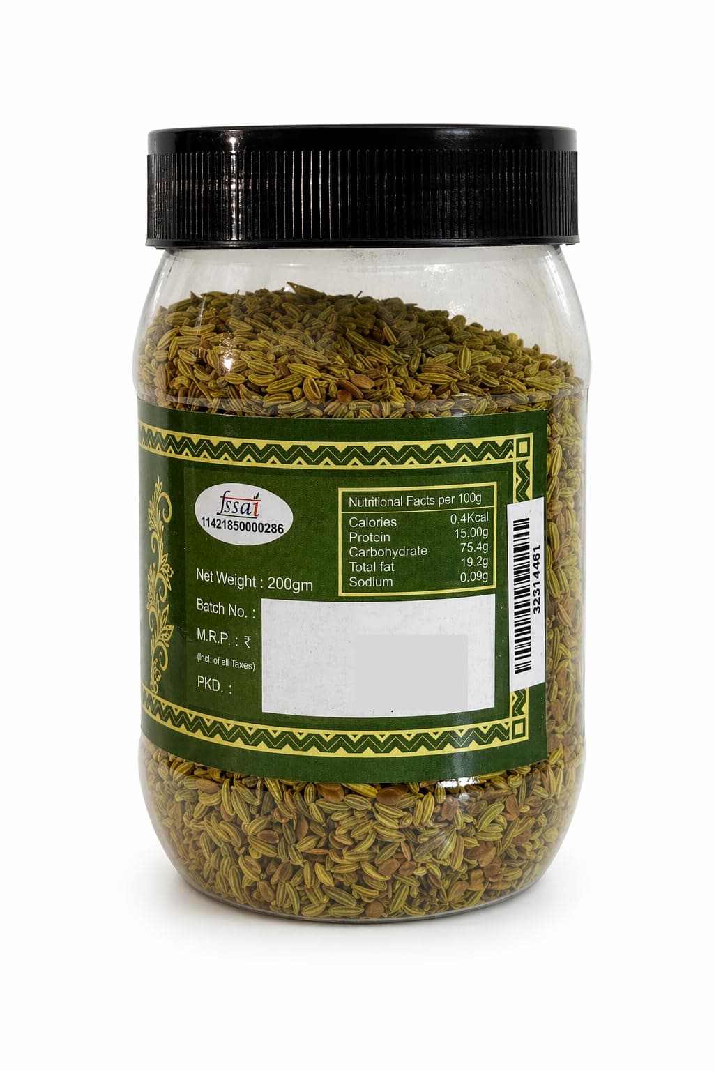 Jyoti Ben's Mukhwas - Roasted Fennel Seeds (Saunf) With Dhana Daal, 1 Count - 200 Gm — image 9