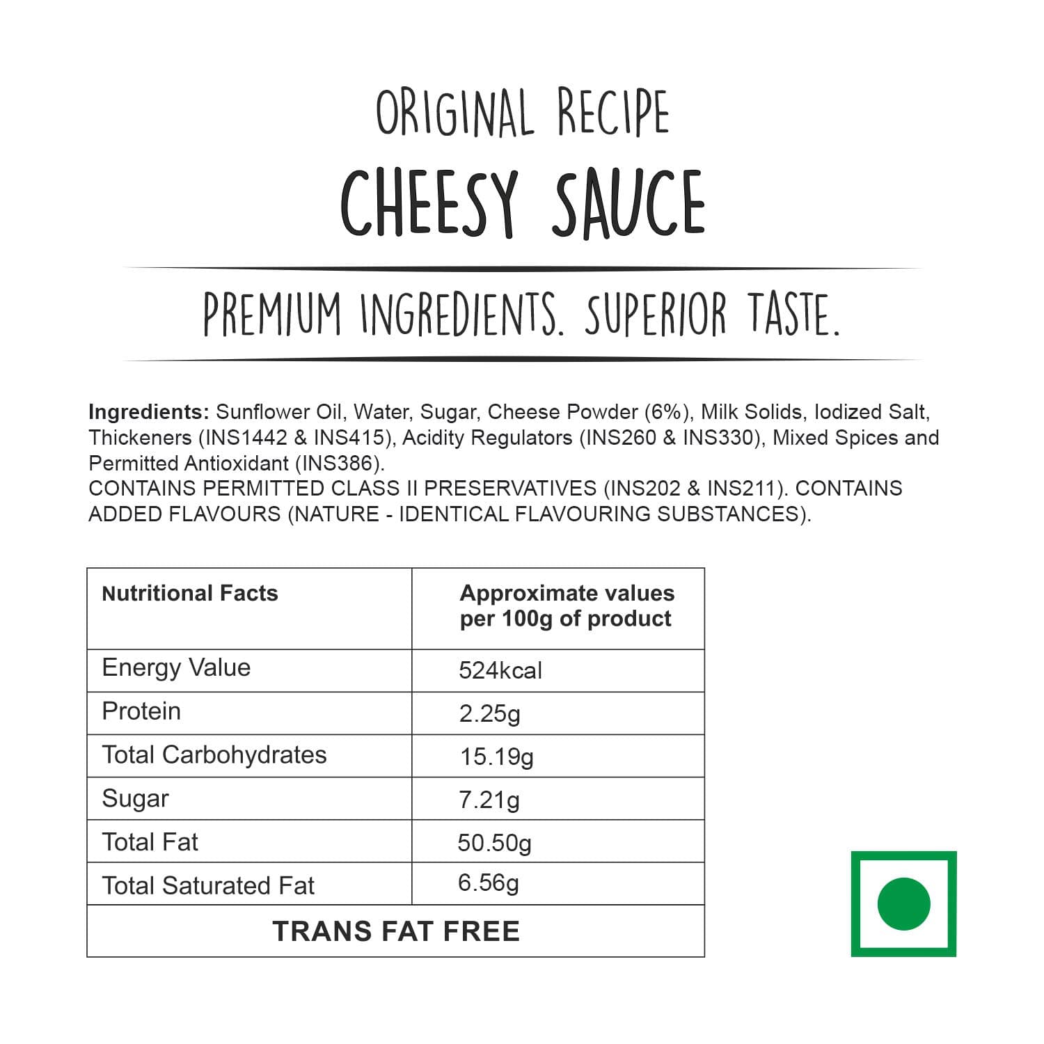 Wingreens Farms -Cheesy Sauce, 450g, Pack of 1 — image 2