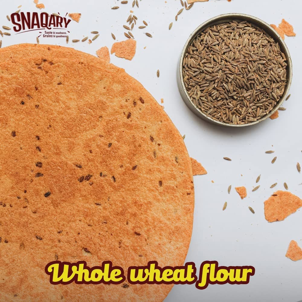 Snaqary Multigrain Khakhra Combo - Methi, Masala, Plain, Moong & Jeera | Wholesome Indian Snacks, 100% Natural, Diet-Friendly Delight (5 Packs, 200g Each) — image 4