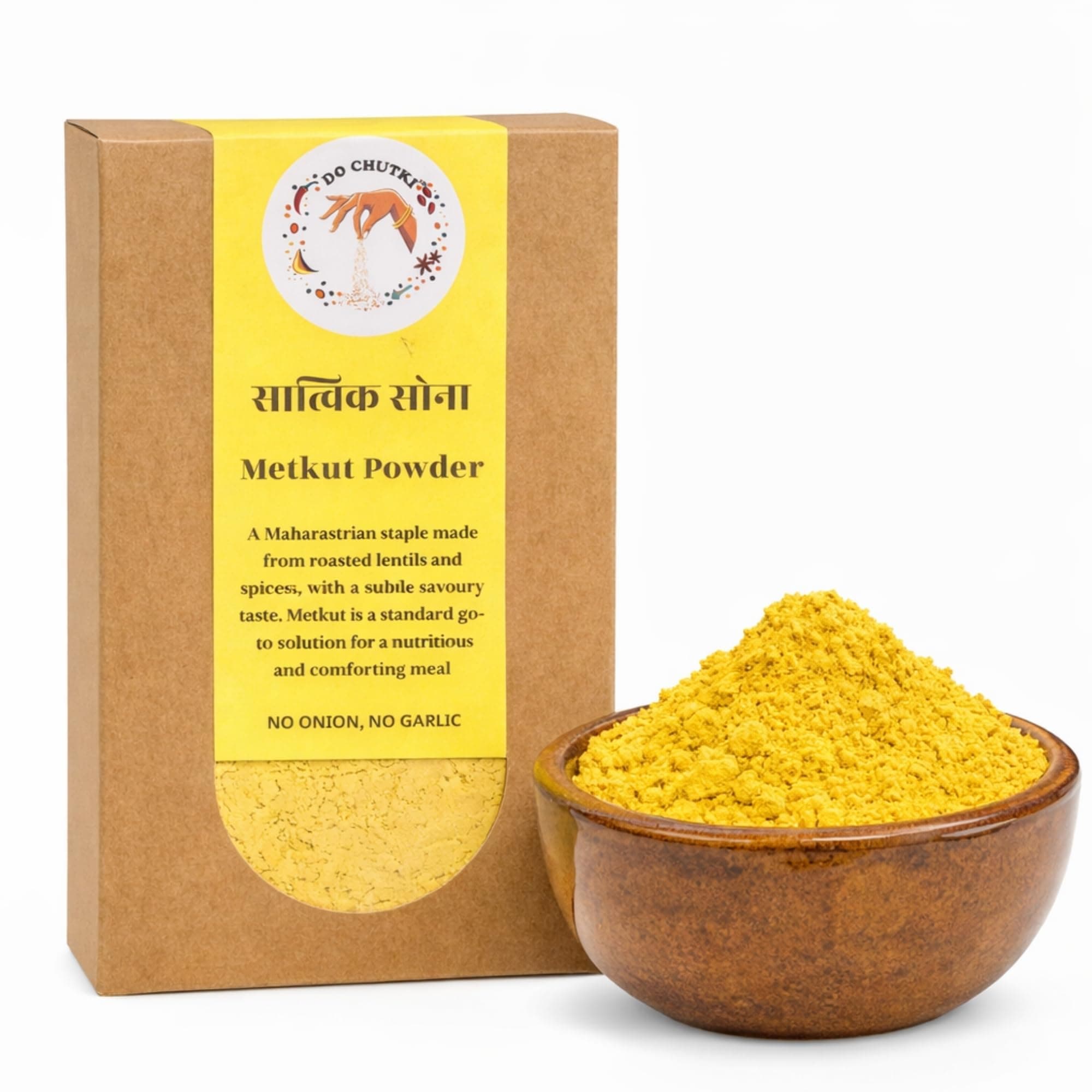 Do Chutki Metkut Powder 100g (Pack of 1) - Traditional Maharashtrian Metkut | for Idli, Dosa and Ghee Rice | No Onion, No Garlic | No Preservatives