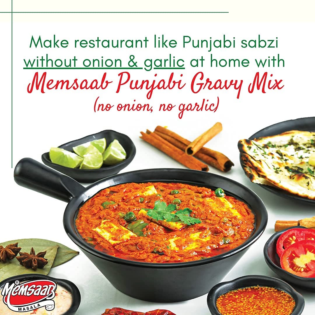 Memsaab No Onion No Garlic Punjabi Gravy Mix 100 g | Combo of 4 — image 5