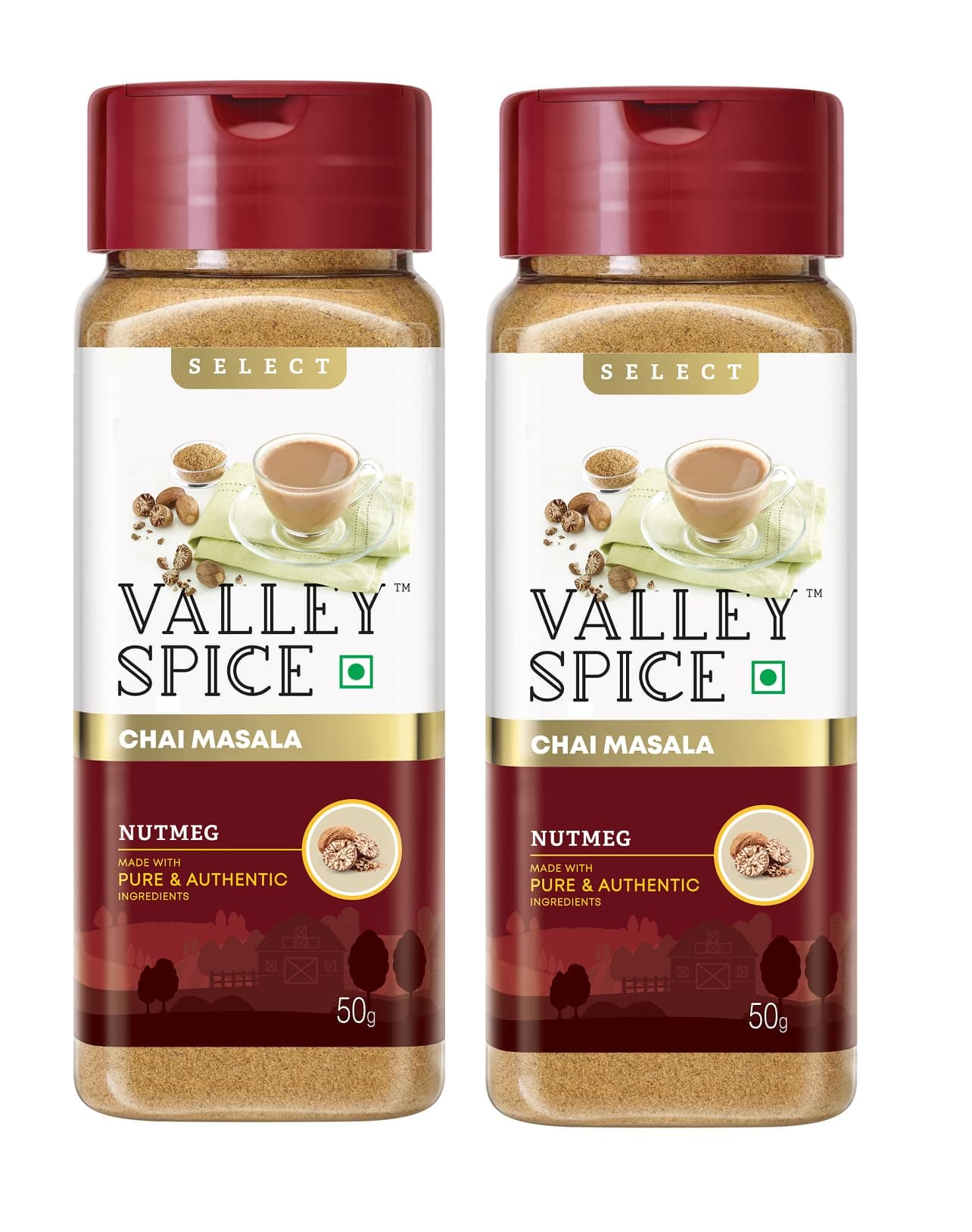 Valley Spice Select Chai Masala (Nutmeg 50g (Pack of 2)) — image 2