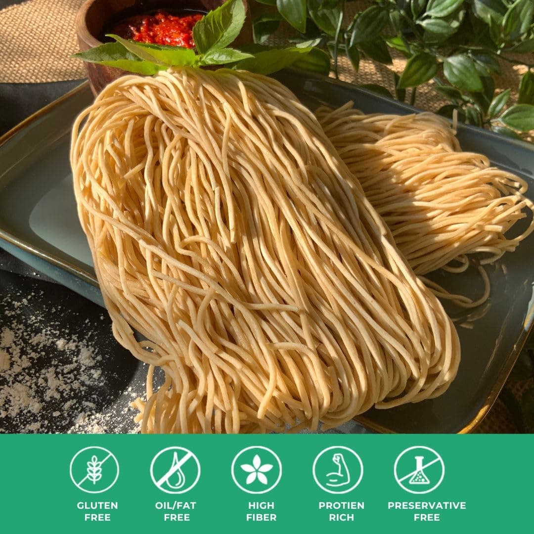 Millet Me by Kuizeens Gluten-Free Horse Gram Noodle - 110G (Pack of 1) | Protein & Fiber-Rich | Easy-to-Make | Rich in Nutrients | No MSG | No Preservatives | Low Glycemic | Vegan & Wholesome | Easy to Digest Healthy Noodles | Jain | No Onion & Garlic | Ready in Minutes — image 5
