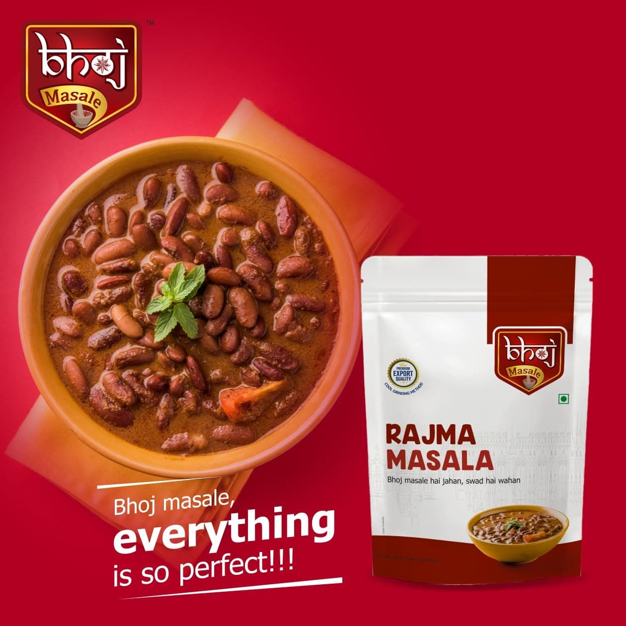 Bhoj Masale Rajma Masala Powder 200GM Each | Authentic Spice Mix | No Preservatives & No Added Colors — image 5