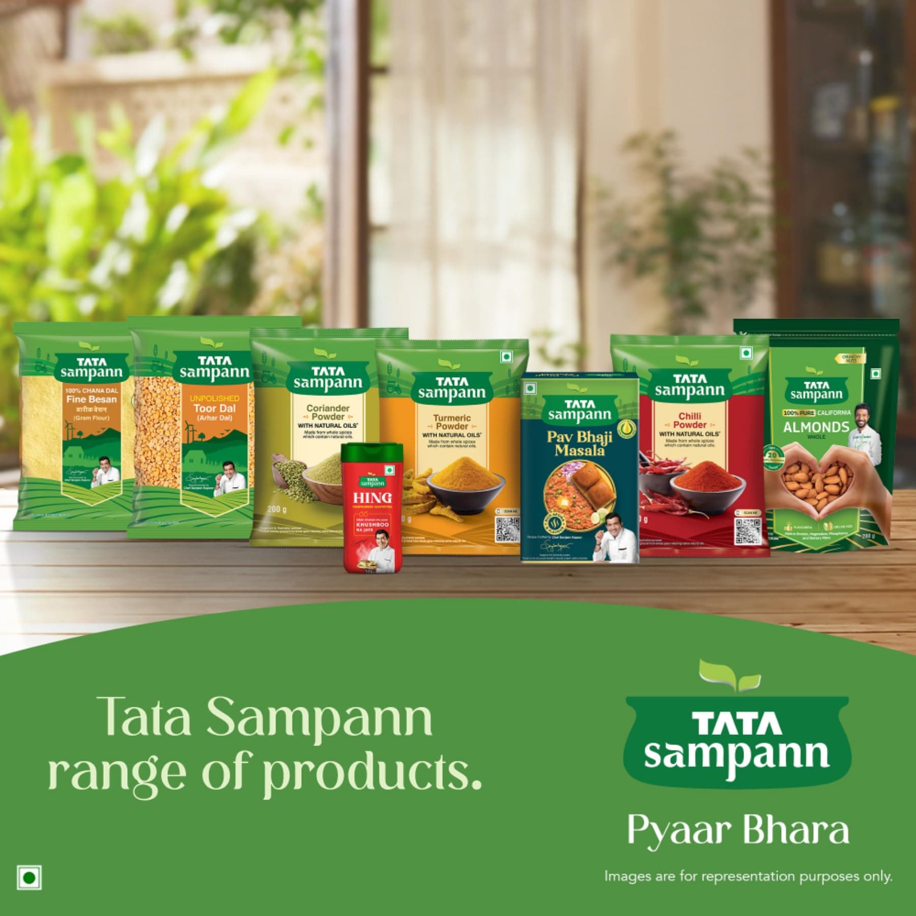 Tata Sampann Pav Bhaji Masala with Natural Oils, 100g, Crafted by Chef Sanjeev Kapoor, With Chef’s Exclusive Tip, Rich Aroma & Flavour — image 10