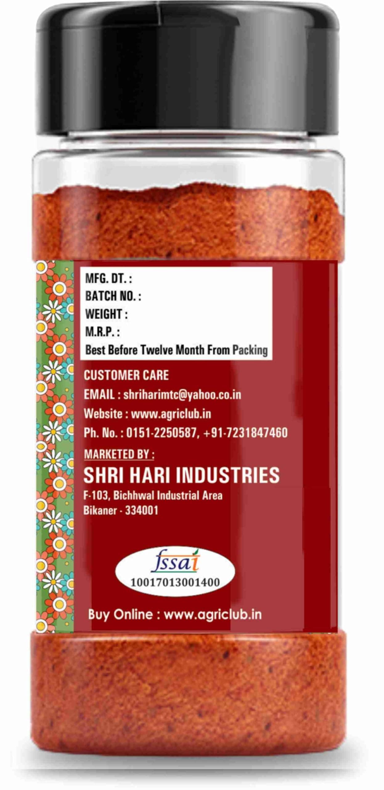 Agri Club Jain Peri Peri Masala Seasoning 200 gm, No Garlic No Onion — image 3