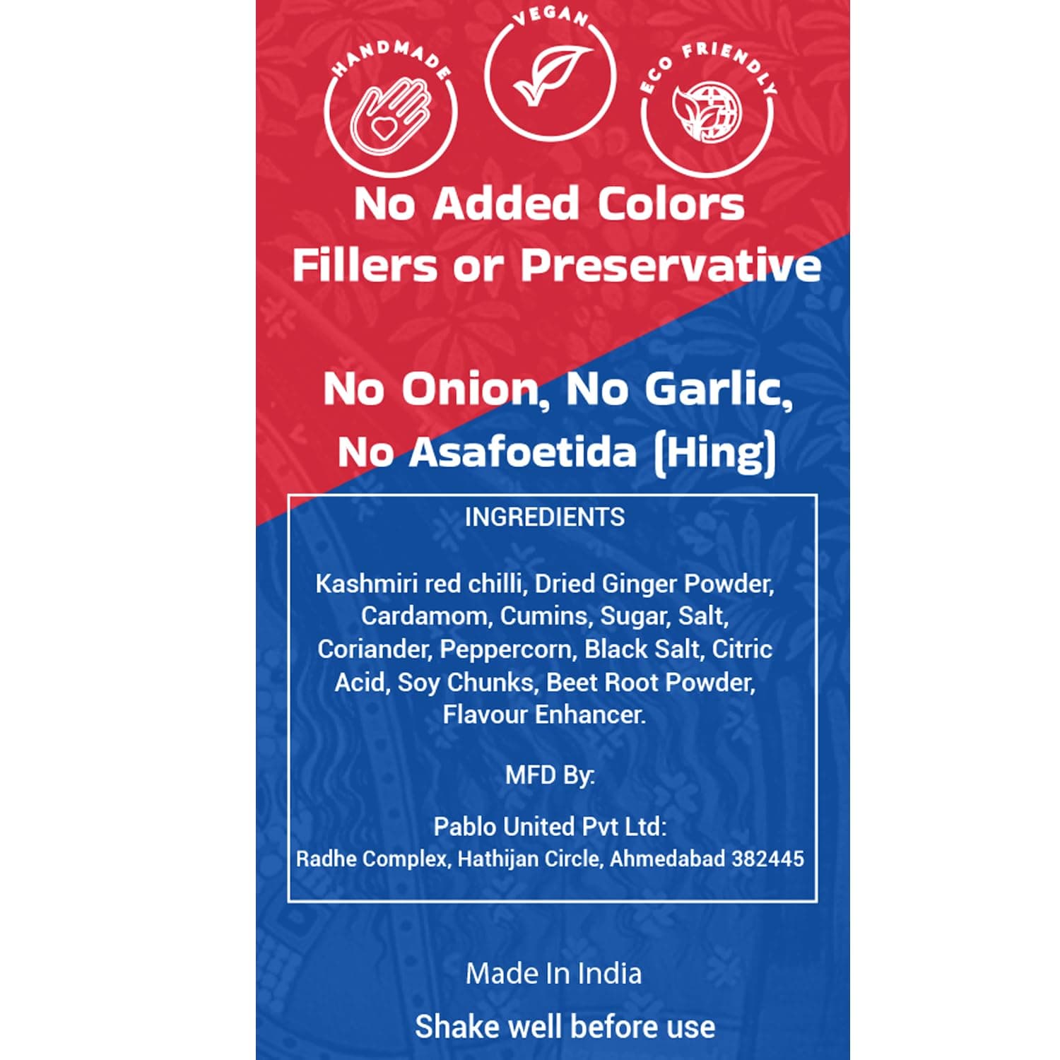 Ashwat Jain Korean Kimchi Masala - No Onion No Garlic - Multipurpose Seasoning for Popcorn, Pizza, Noodles, Ramen (90 gm) — image 2