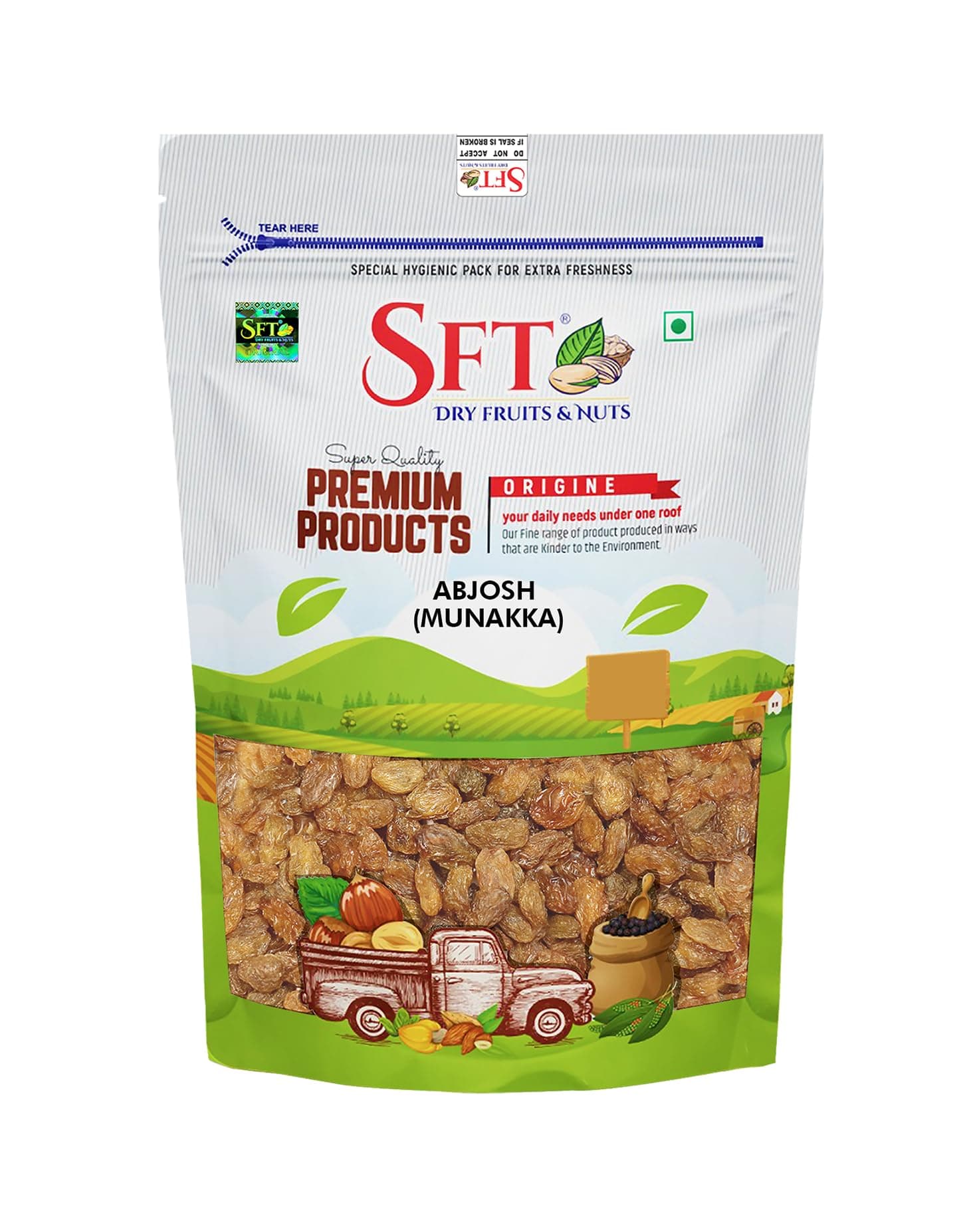 SFT Raisin with Seed (Munakka) Abjosh 1 Kg
