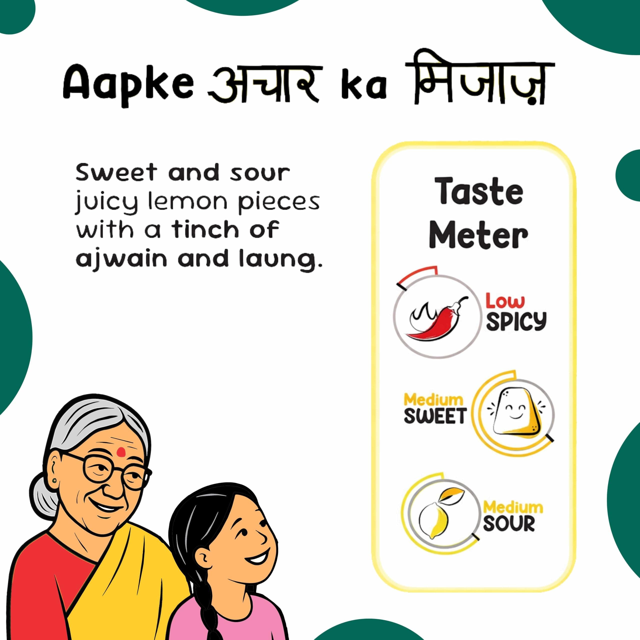 FarmDadi Masala Lemon Pickle 350g Organic | Indian Homemade Nimbu ka Achar with No Onion & Garlic | Masala & Sour Oil-Free Pickle | Traditional Grandma-Style Recipe | Organically Processed — image 6