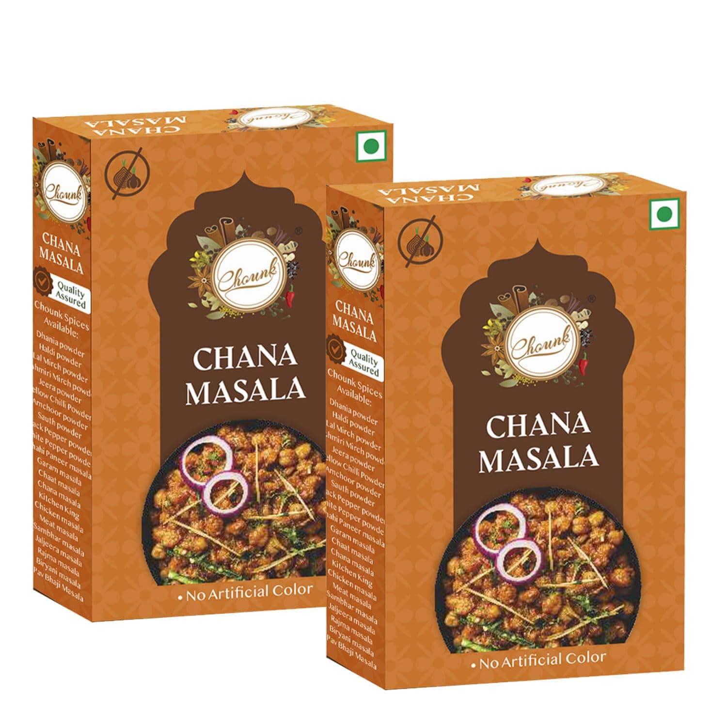 Chounk 100% Pure Punjabi Chana Masala 200g Powder No Onion No Garlic Ready To Cook Powder Masala — image 2