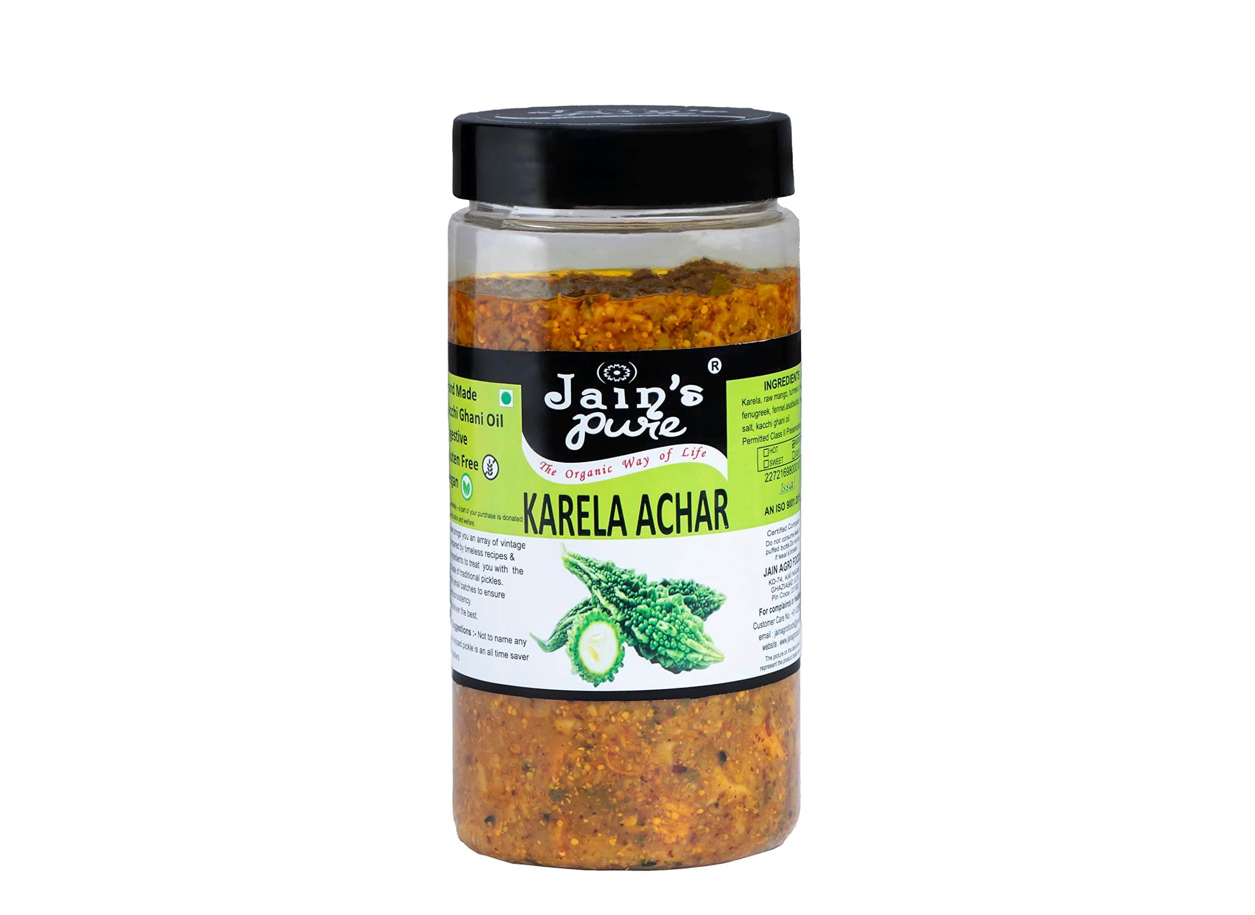 JAIN'S PURE KARELA ACHAR, 400 GM