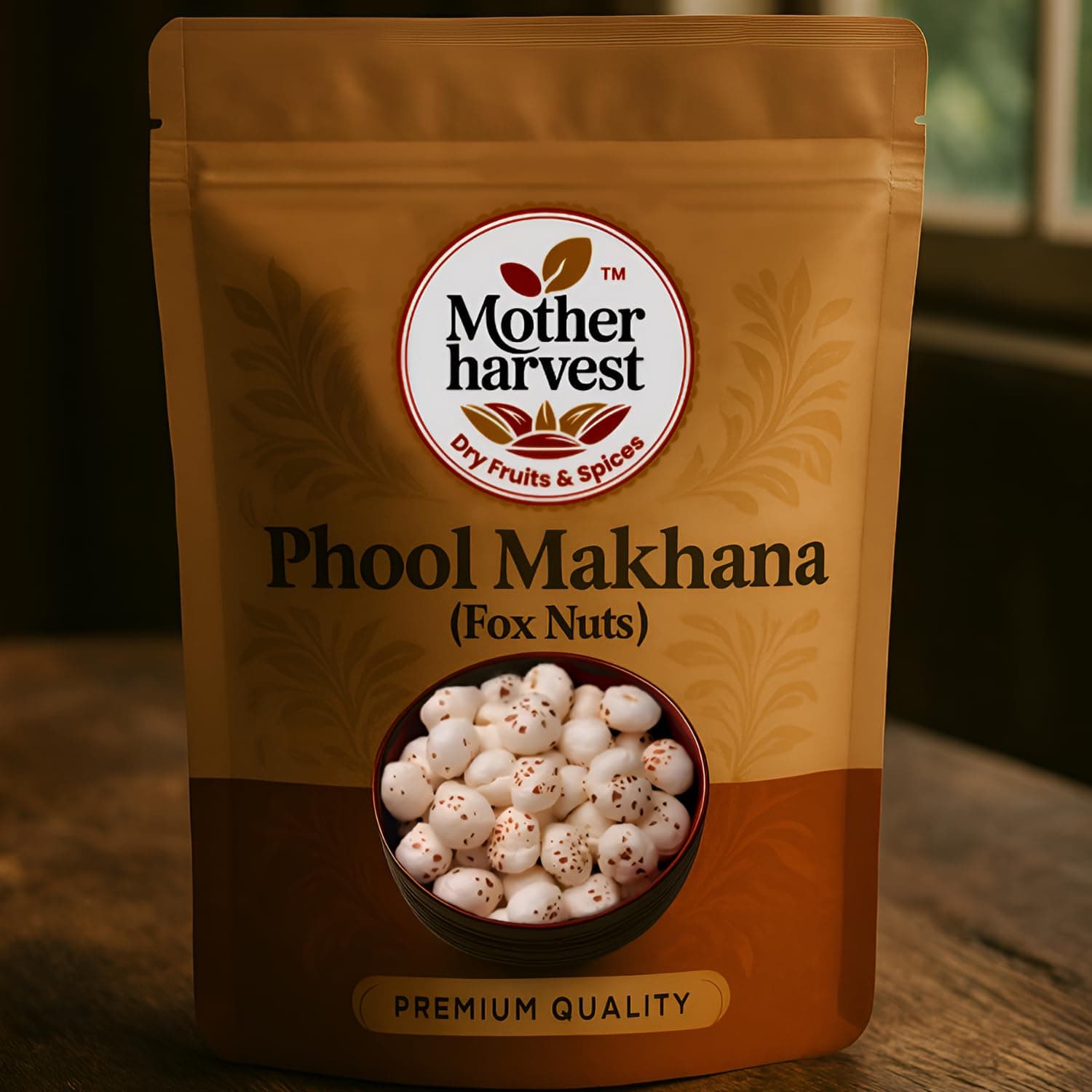 Mother harvest Prasadam Makhana | Crunchy Phool Makhana | Handpicked 4+ Sutta | Fox Nuts/Lotus Seeds | Gorgon Nut | Healthy Diet Immunity Booster Snacks | Rich in Calcium & Maintains Weight | 200gm — image 9