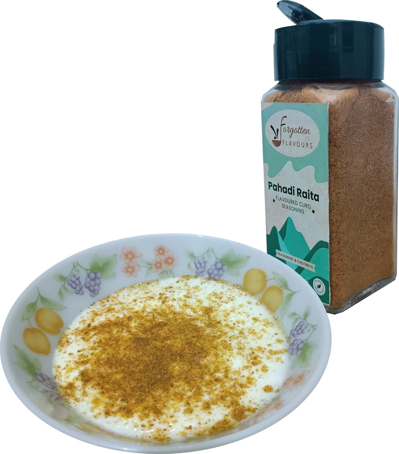 Forgotten Flavours - Pahadi Raitha Masala | Rai/Mustard Infused Authentic Pahadi Raita Masala Seasoning Mix Powder, No Preservatives | Chaas Masala | Buttermilk Masala | 80 GMS | Pack of 1 — image 5