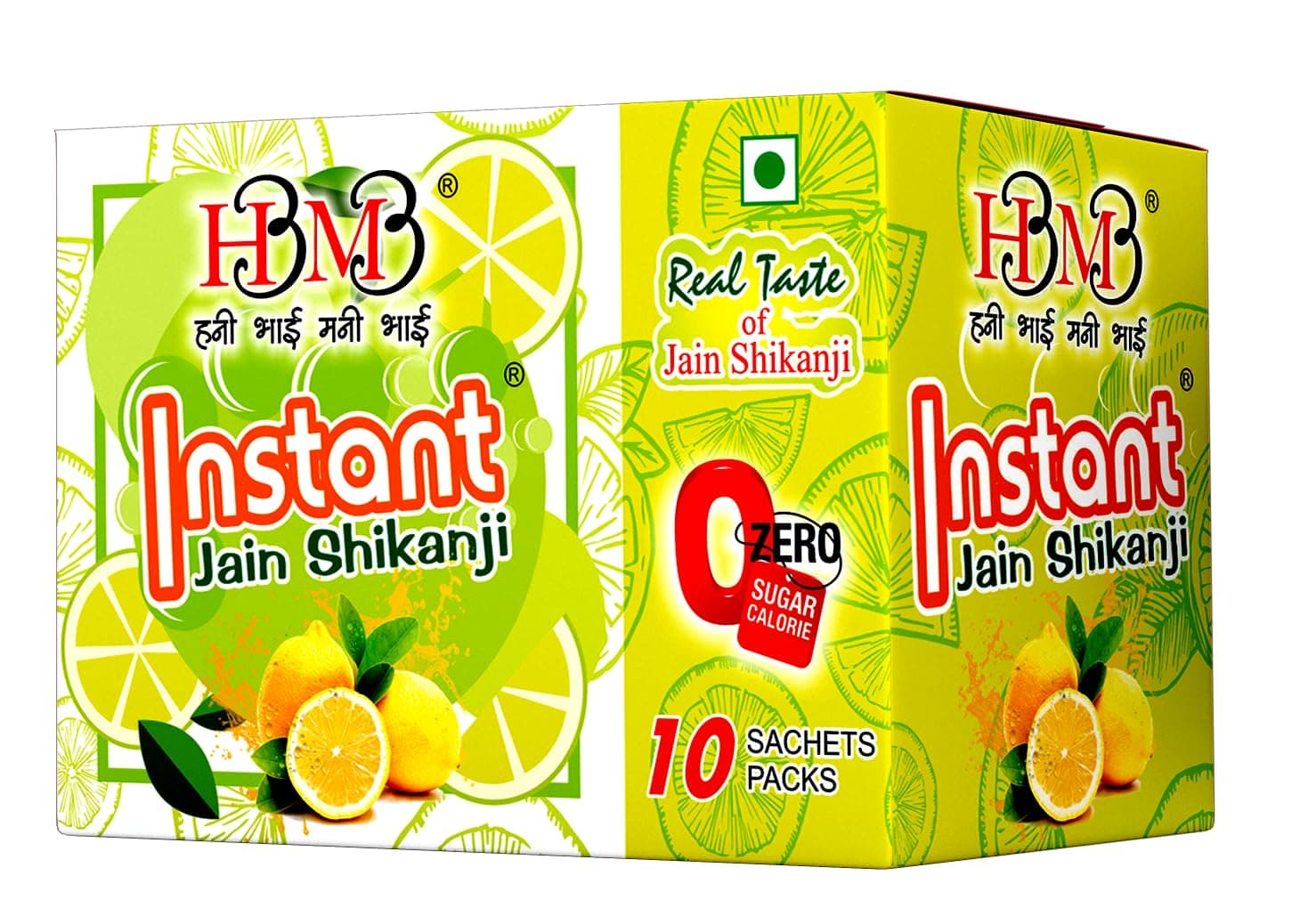 HBMB Premium Combo Pack | Instant Jain Shikanji Drink Mix & Tangy Chaat Masala (100g) | Refreshing Summer Drink & Snack Seasoning — image 4