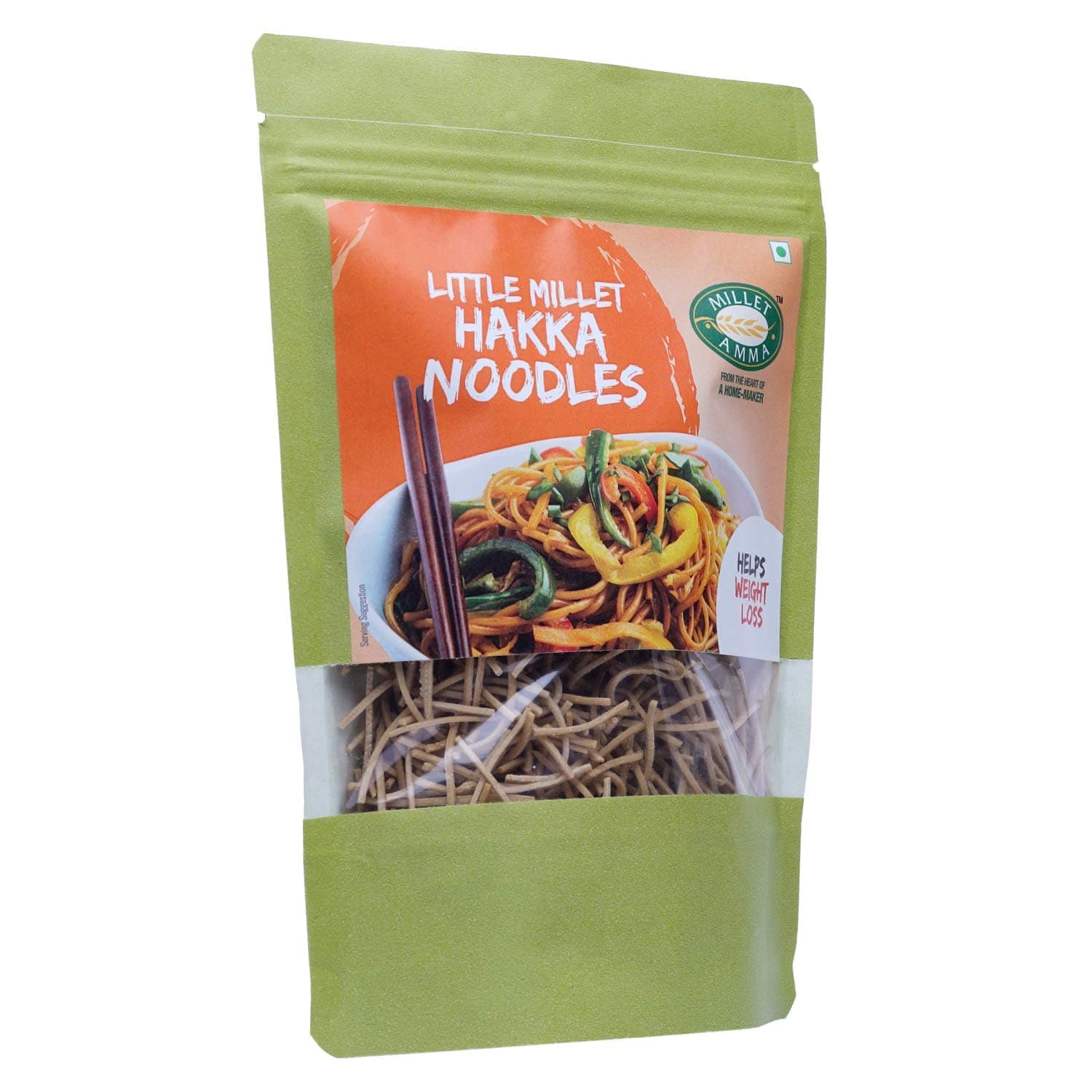Millet Amma Little Millet Hakka Noodles | 180 Gms Pack | Easy & Ready To Cook | Zero Maida & 100% Vegan | Best Choice For Instant Breakfast & Dinner | Healthy Foods | Gluten Free — image 5