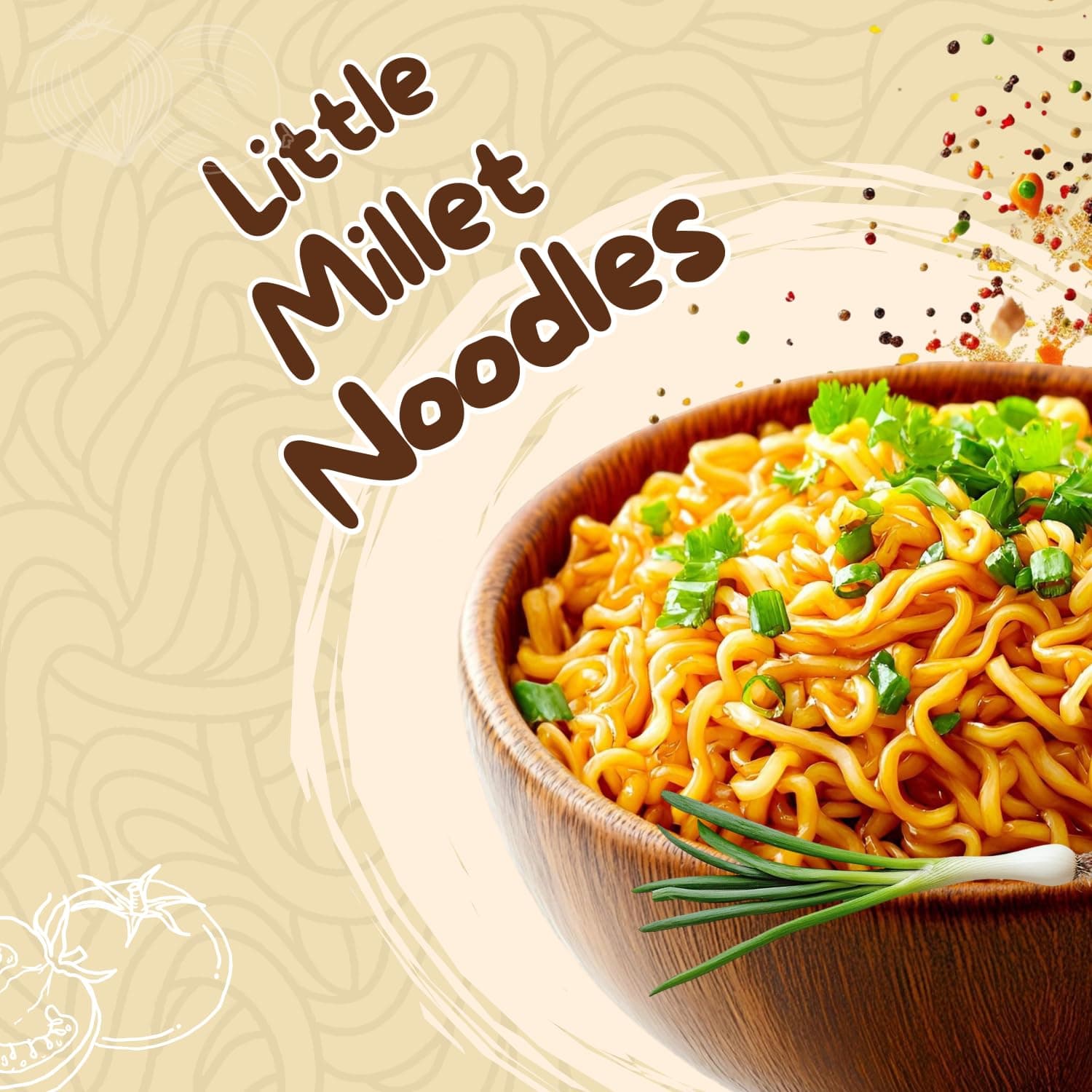 Millet Mania Little Millet Noodles | Healthy & Nutritious Noodles | No Maida, Non-Fried | 100% Vegan | Easy to Digest | Indian Origin (pack of 1) — image 6