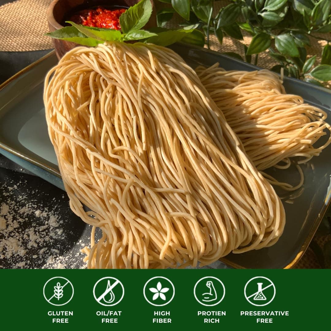 Kuizeens Gluten-Free Keto Noodles with Flaxseed -( Pack of 2) 110g | Protein & Fiber-Rich | Easy-to-Make | Rich in Nutrients | No MSG | No Preservatives | Low Glycemic | Vegan & Wholesome | Easy To Digest Healthy Noodles | Ready in Minutes | Quick & Easy to Prepare — image 5