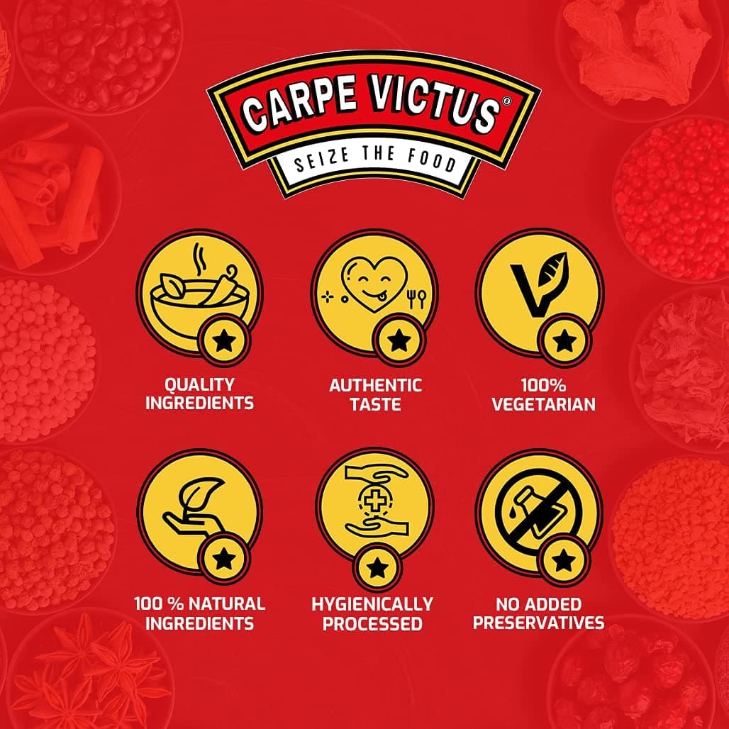 Carpe Victus No Onion No Garlic Jain Mexican Chipotle Powder Mix for Popcorn, Wraps, Tacos, Multipurpose Seasoning Powder for Unique Flavor & Taste, Created with Actual Chipotle Chillies, 100 gms — image 6