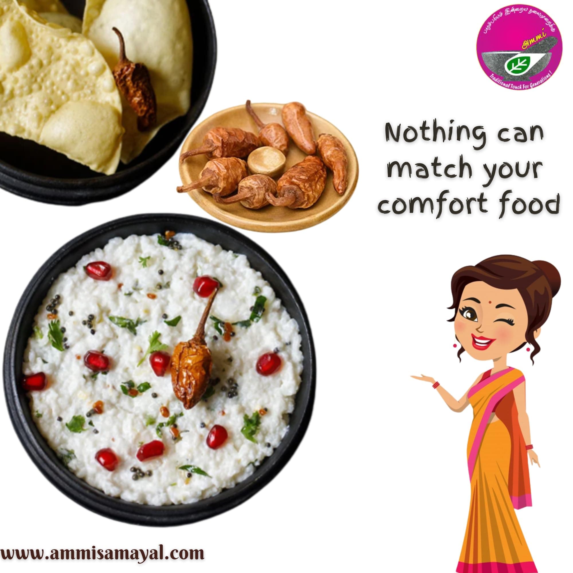 Ammi Samayal Curd Dip Sun Dry Chilly (MorMilagai Vathal) | Authentic Vathal Vadagam/Curd Dip Dried Chillies | Healthy & Tasty Natural Dried Dahi Mirchi | Pack of 1, 350gm — image 3