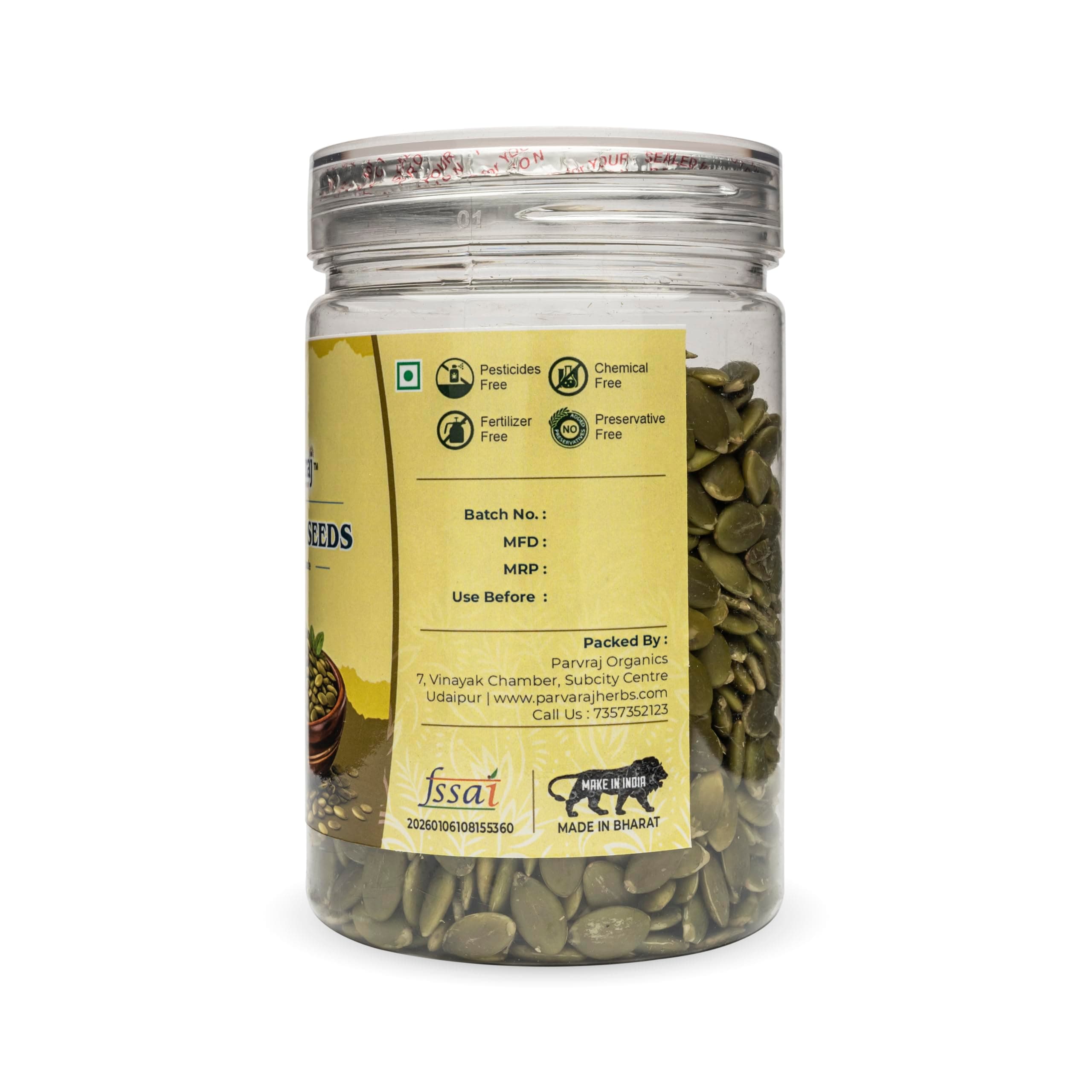 Pumpkin Seeds 250g | Premium Edible Grade Raw Seeds | High Protein, Fiber & Healthy Fats | Rich in Magnesium & Zinc | Natural Superfood Snack | Vegan, Gluten-Free, No Preservatives — image 3