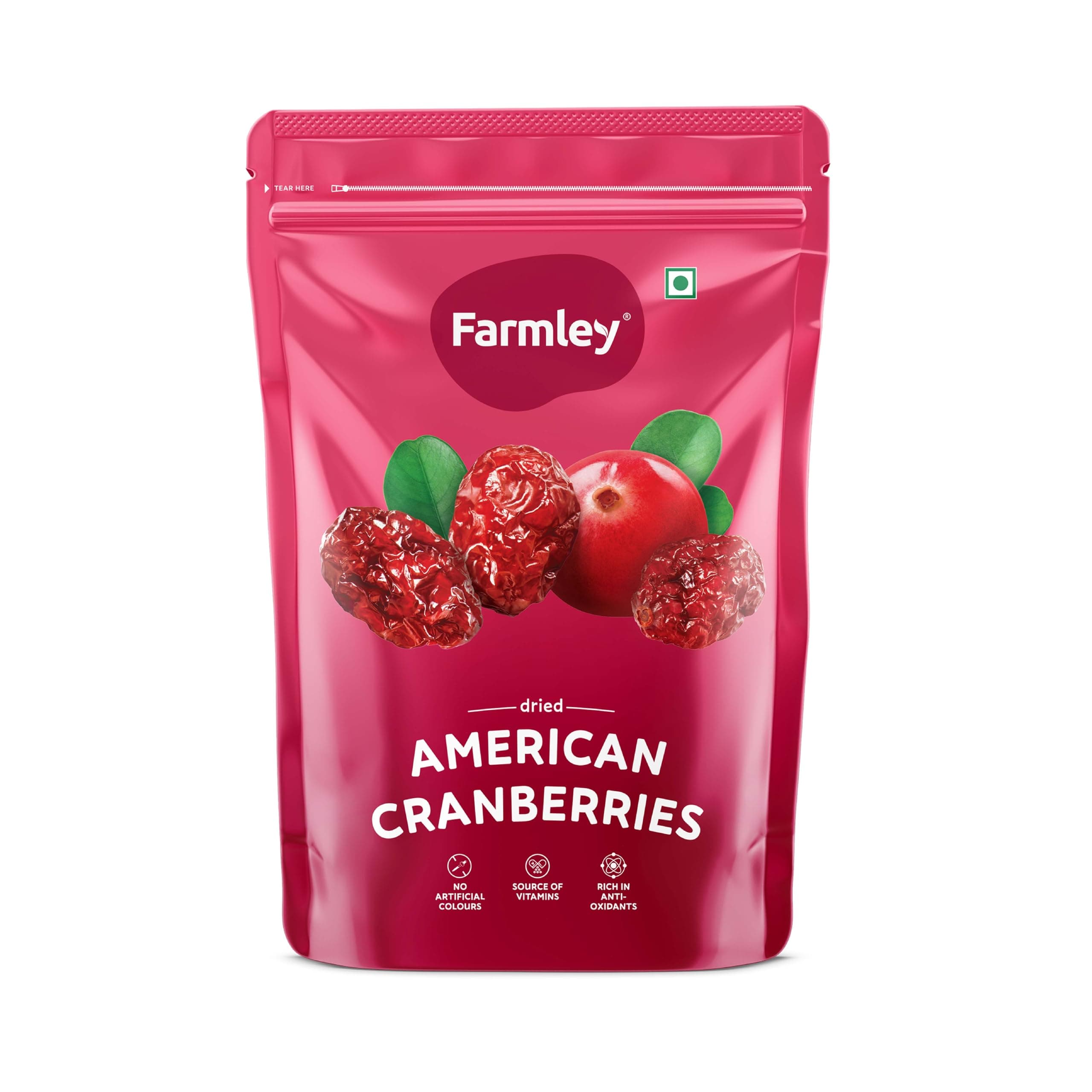 Farmley Dried Cranberry I 200 Gram, Pack Of 1 I Dried Fruit, Berries, High Nutrient And Antioxidant No Added Preservatives
