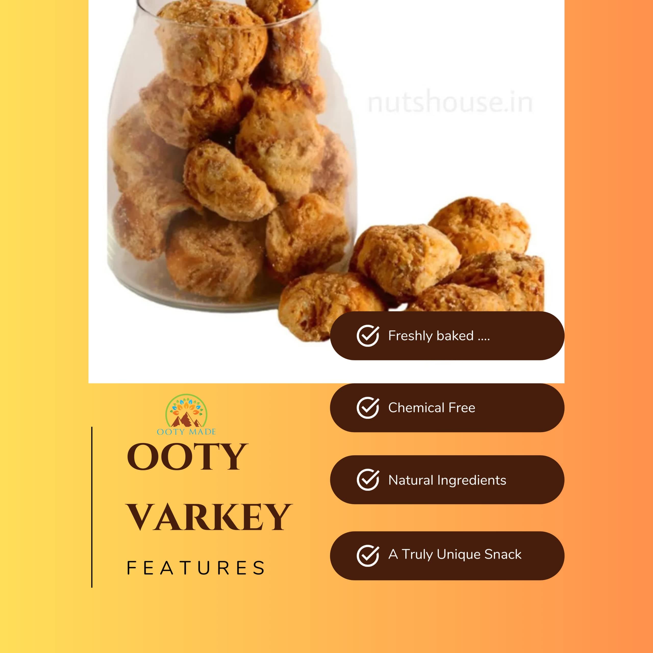 OotyMade.com Special Ooty Varkey Original - Small size 1 kg | Fresh & Crunchy Ooty Bakery Biscuits | Perfect Tea-Time Snack | Ideal for Snacking — image 9