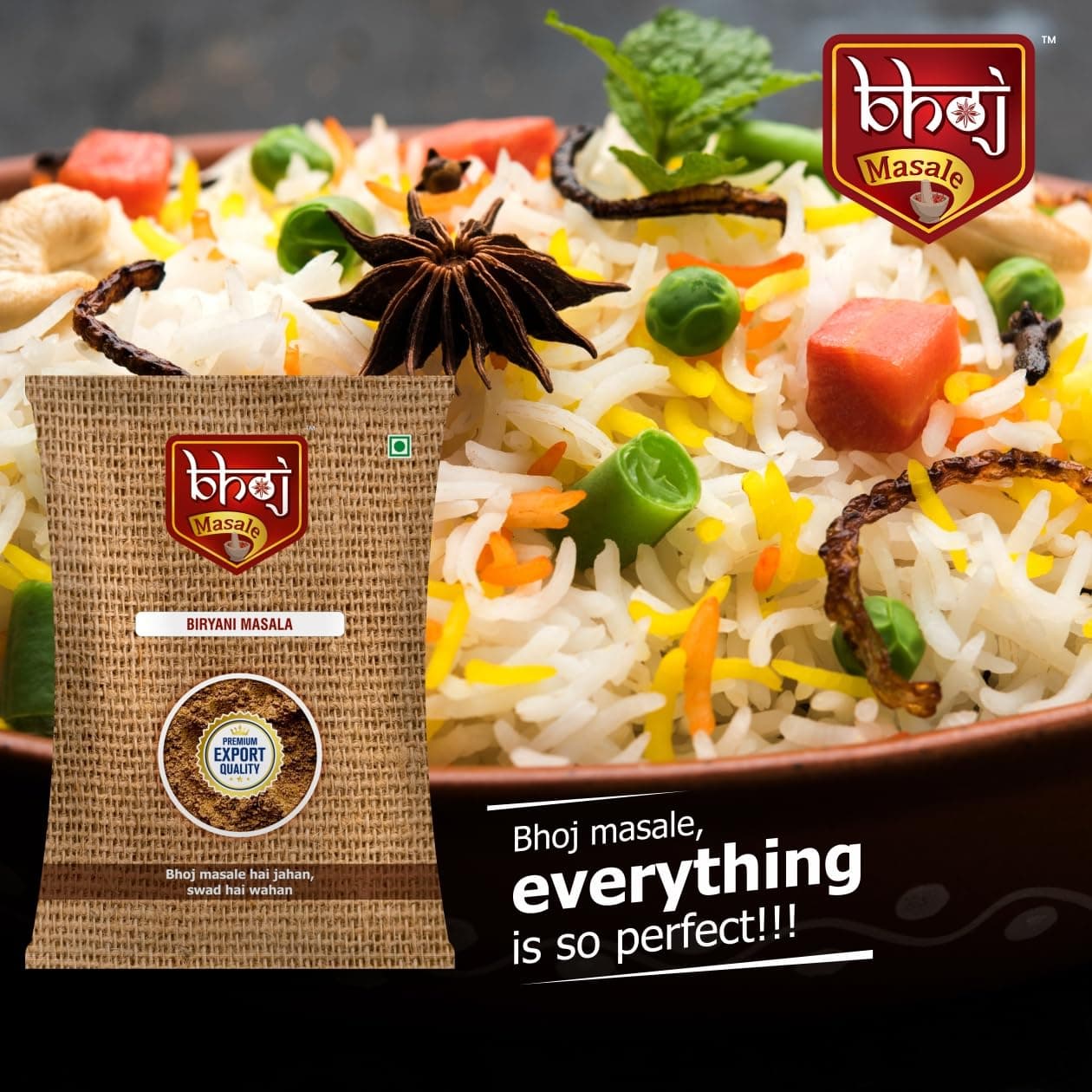 Bhoj Masale Chole Masala 100GM | Blended Spice With Natural Oils for Authentic Taste and Colour | For Healthy Delicious & Flavourful Cooking. No Colour, No Preservatives (Jain Masala) — image 6