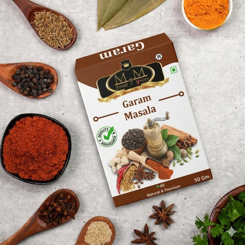 M MGaram Masala powder, No Onion - No Garlic, Jain Special Masala, 100 gm. — image 5