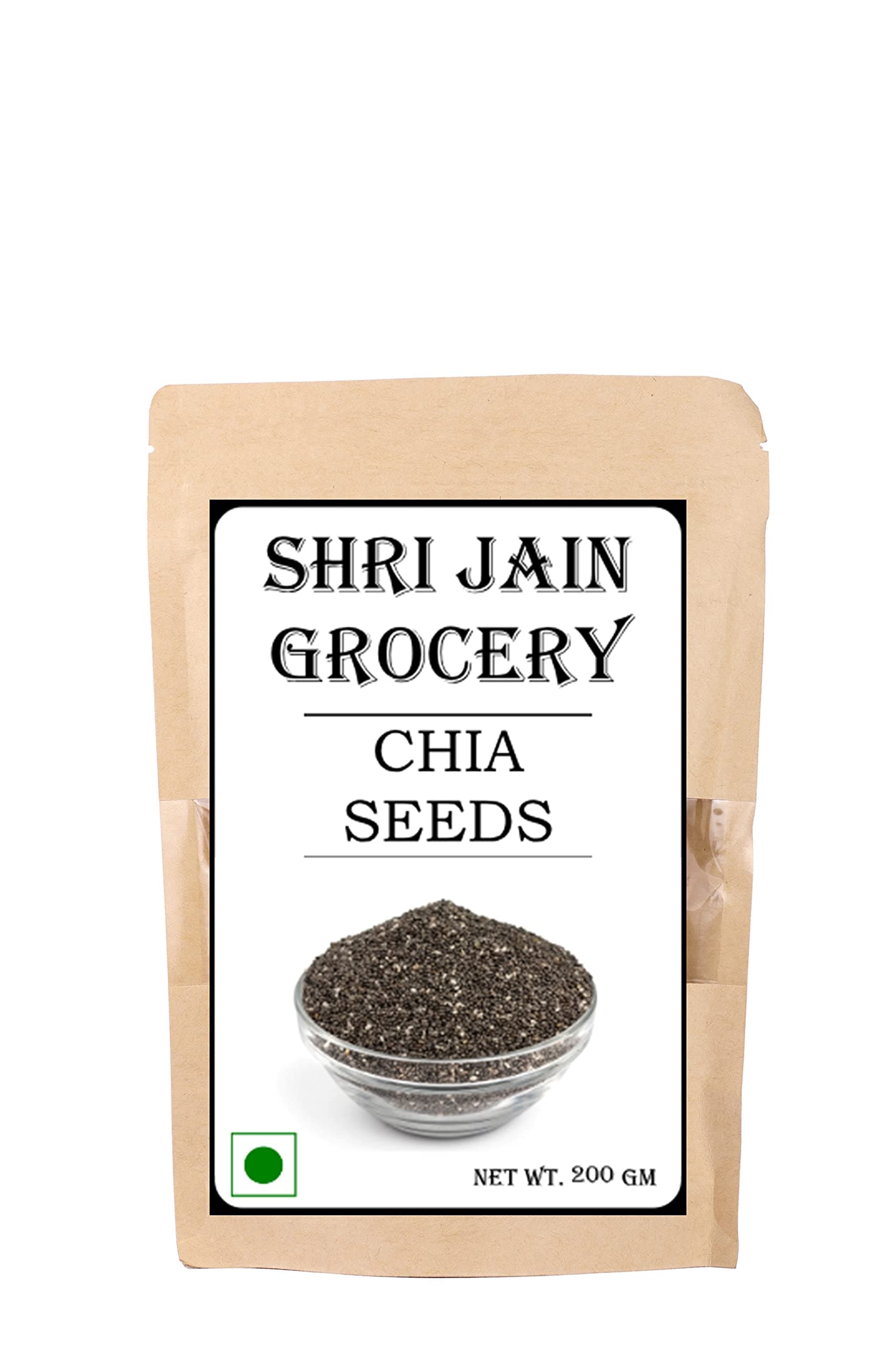 SHRI JAIN GROCERY Healthy Raw chia seeds (200 gm)