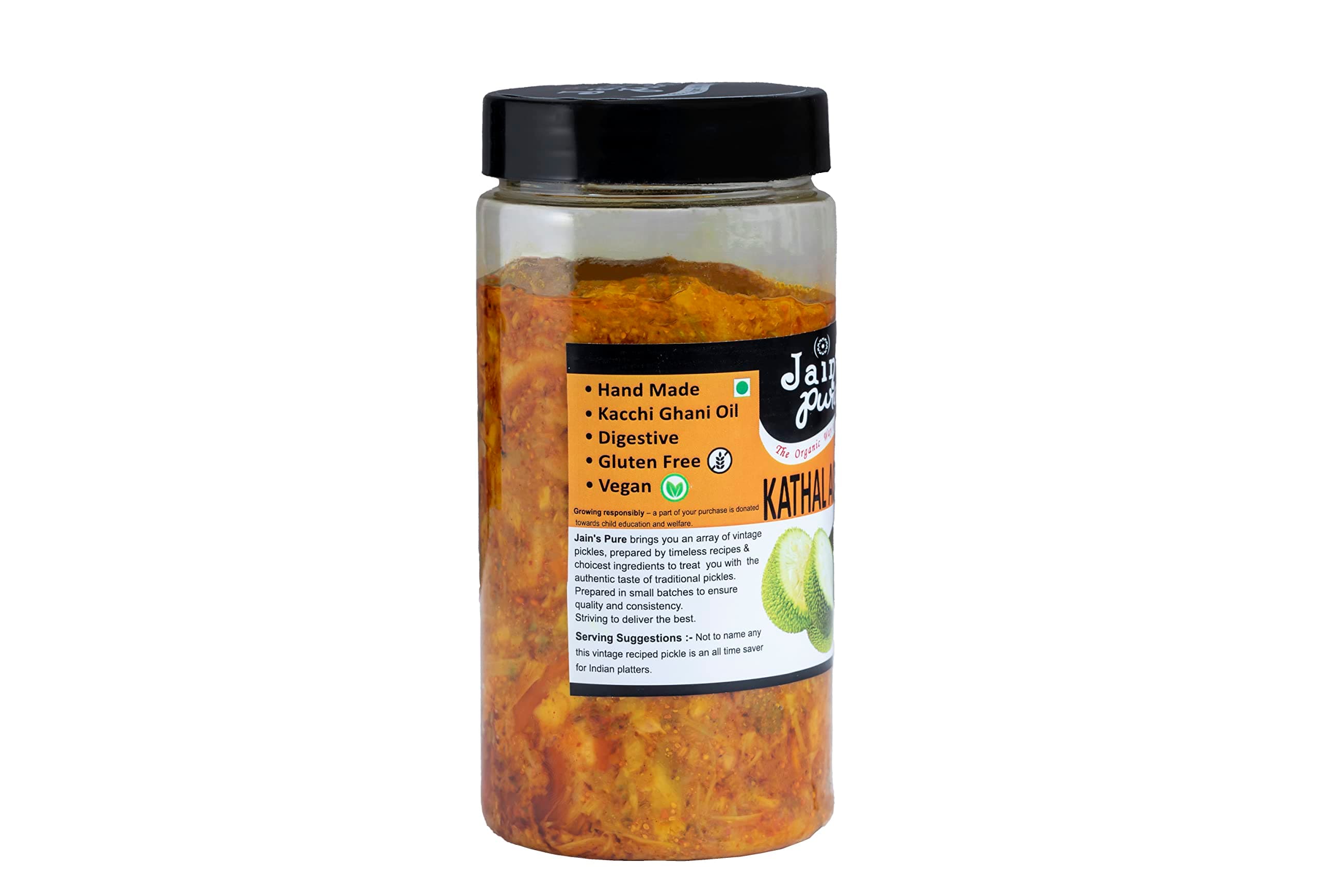 JAIN'S PURE KATHAL ACHAR, 400 GM — image 5