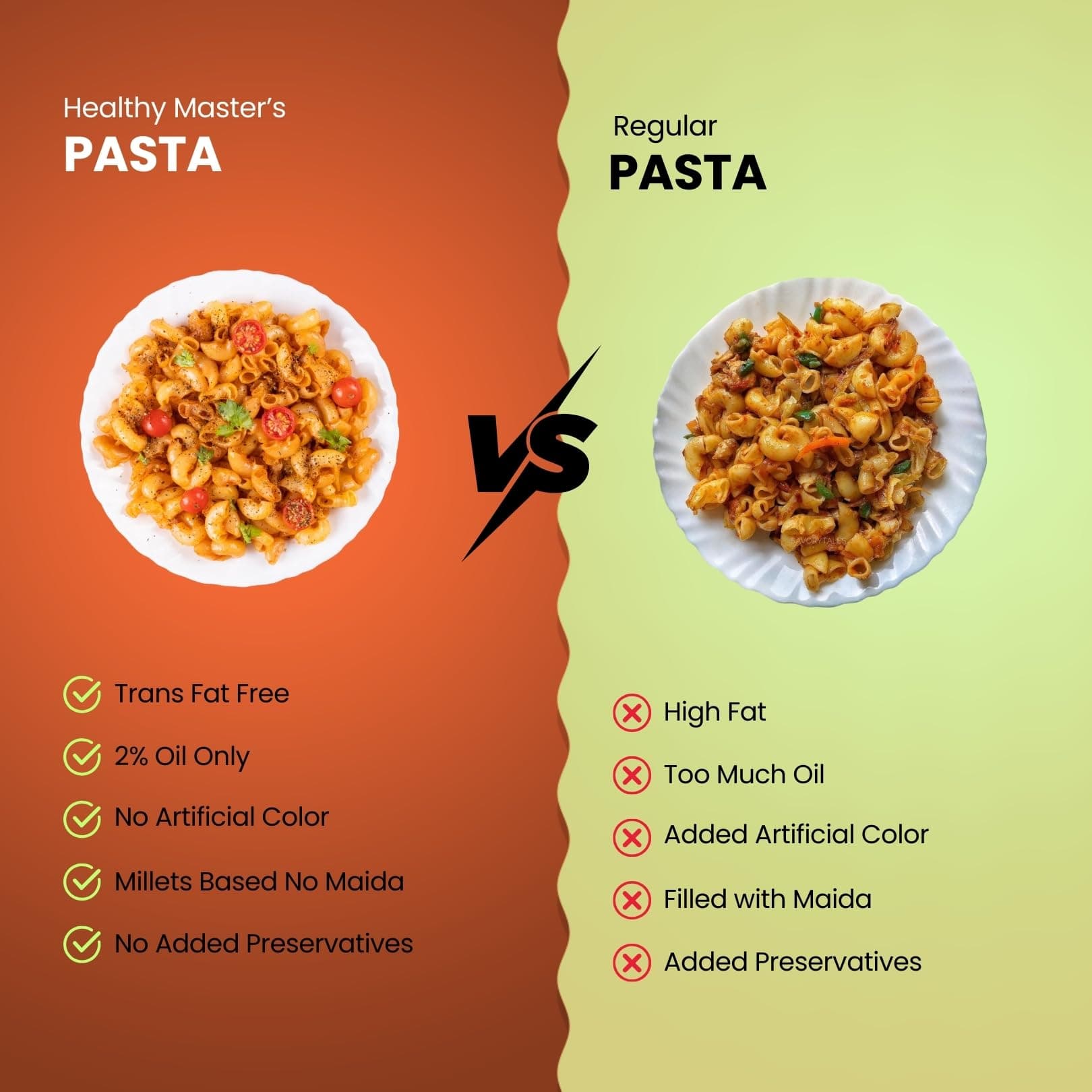 Healthy Master Millet Pasta 400g | Red Rice Macaroni | No Maida | High Protein & Fiber | Vegan & Gluten-Free | Made with Red Rice & Whole Wheat | Healthy Pasta for Kids & Adults — image 6