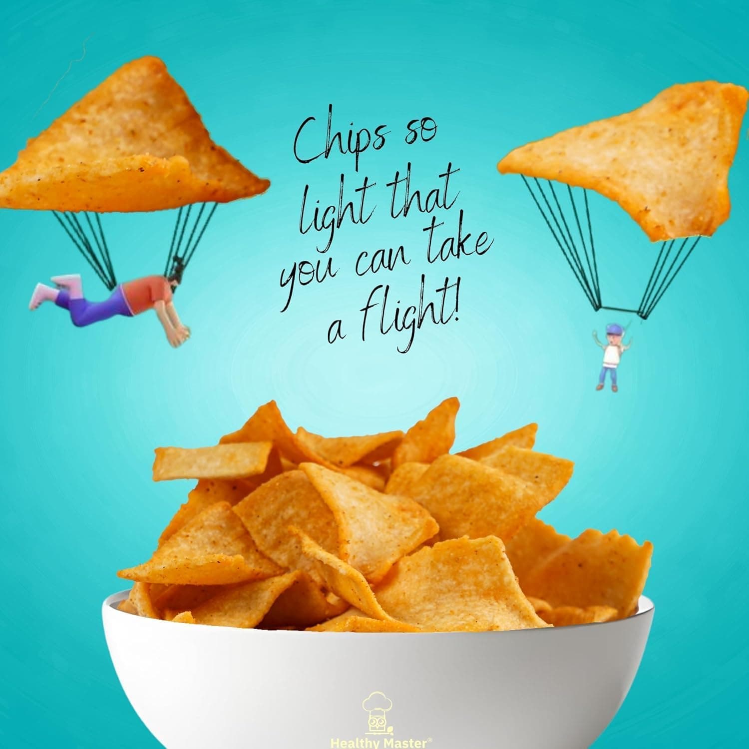 Healthy Master High Protein Healthy Chips Combo 150g (5x30g) | Vegan & Gluten Free Snacks | No Preservatives | Made with Jowar, Ragi, Soya, Quinoa & Oats | No Palm Oil — image 6