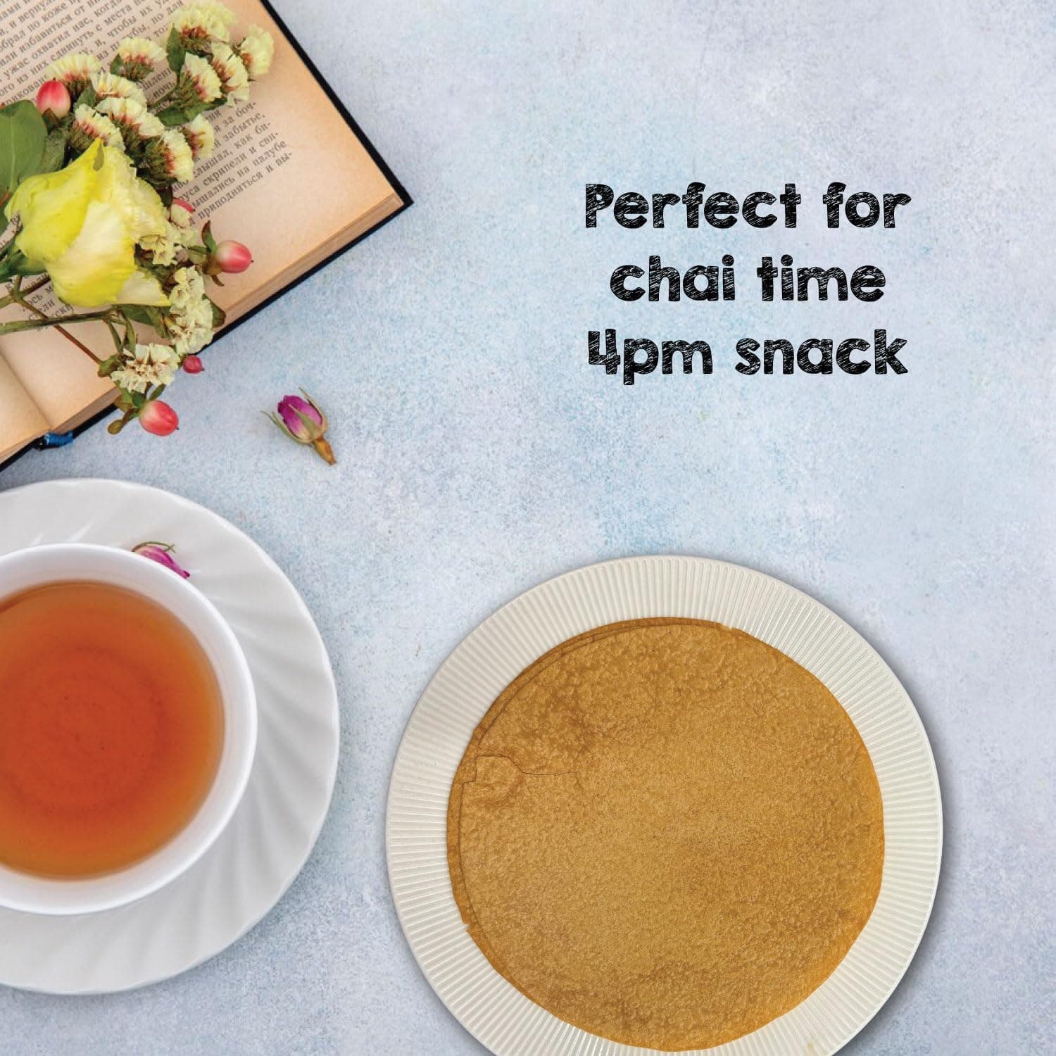 SelfCare By Suman Agarwal Whole Wheat Khakhra Pack of 1 250g | Travel Friendly - Aids digestion - Fibre Rich | Healthy-Snacks-Namkeen-Grocery | Crispy - Tea time - Eat with Dip | — image 6