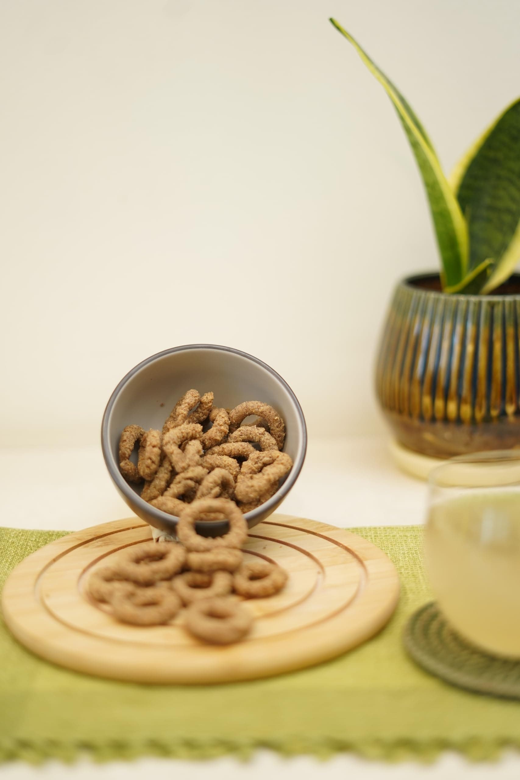 The Manduva Project Millet Rings 150g | Jain No Onion No Garlic | Crispy Ragi Millet Snack | Handmade & Gluten-Free | Traditional Millet Rings | No Preservatives — image 4