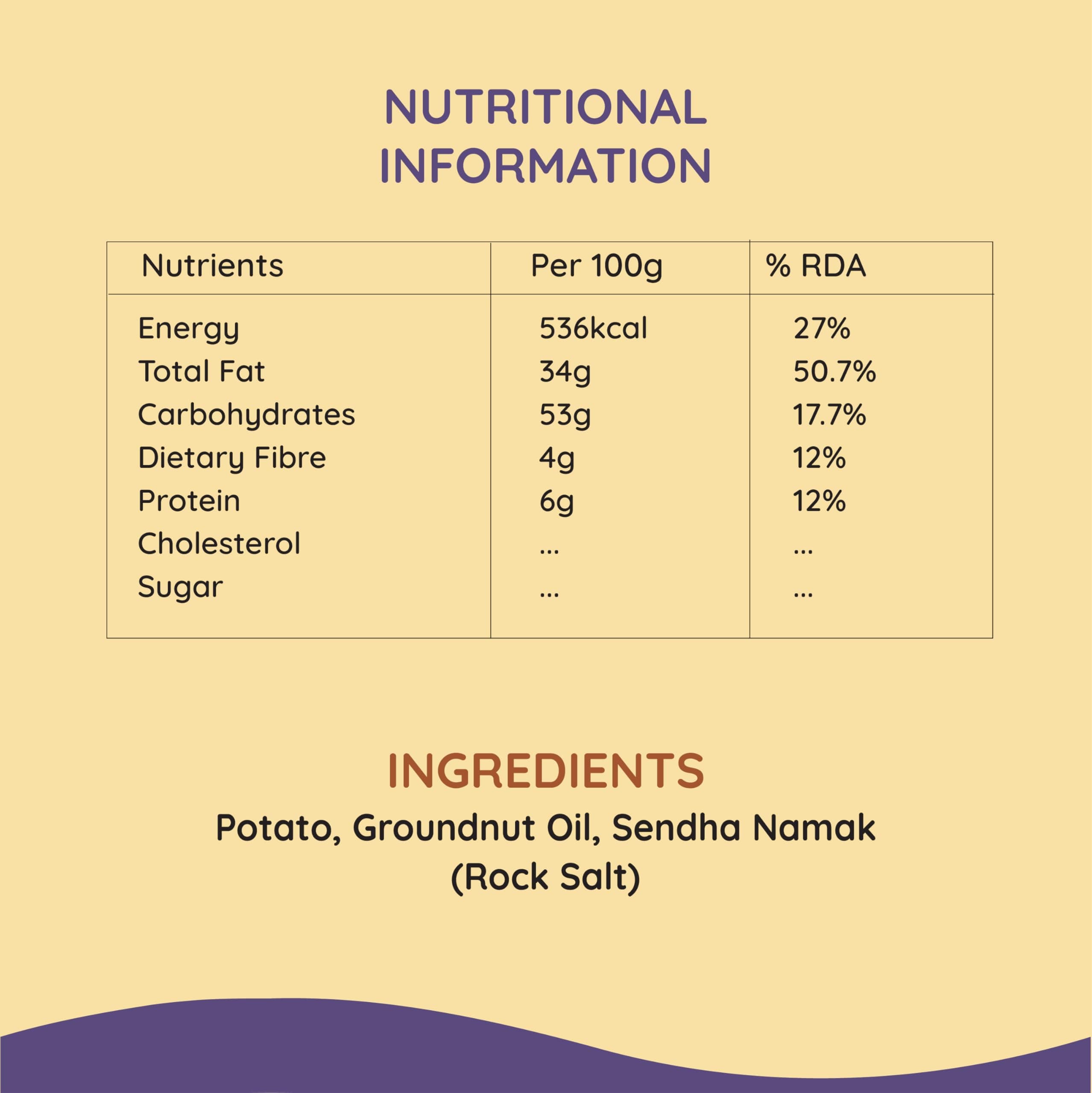Vratam Aloo Lacha | Healthy Namkeen Aloo Bhujia for Diet | No Onion No Garlic No Palm Oil | Homemade Tasty Snacks made in Groundnut Oil | Guilt Free Snacks Jain Friendly | 110G (pack of 1) — image 2
