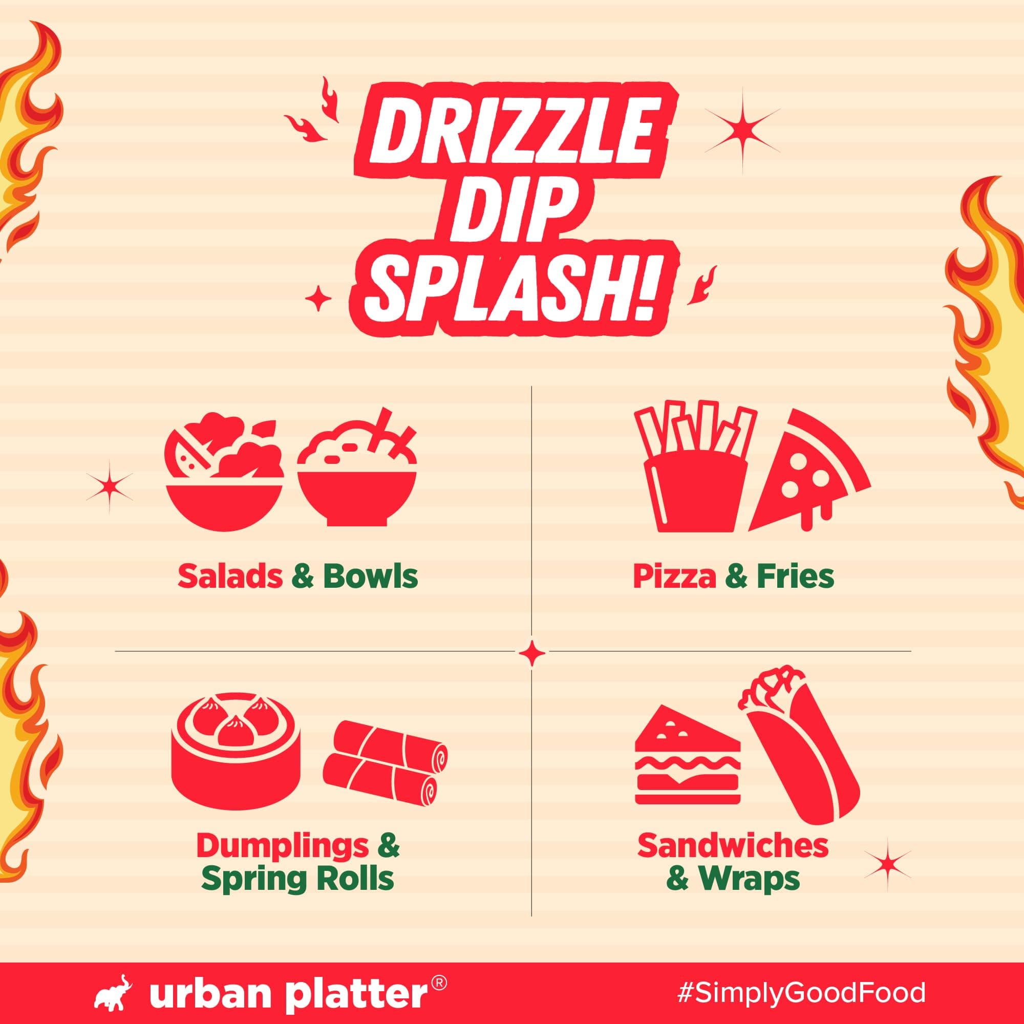 Urban Platter Hot Sauce, 60ml (Tangy & Balanced Chilli Heat, Made with Indian Chillies, No Onion, No Garlic, No Preservatives) — image 8