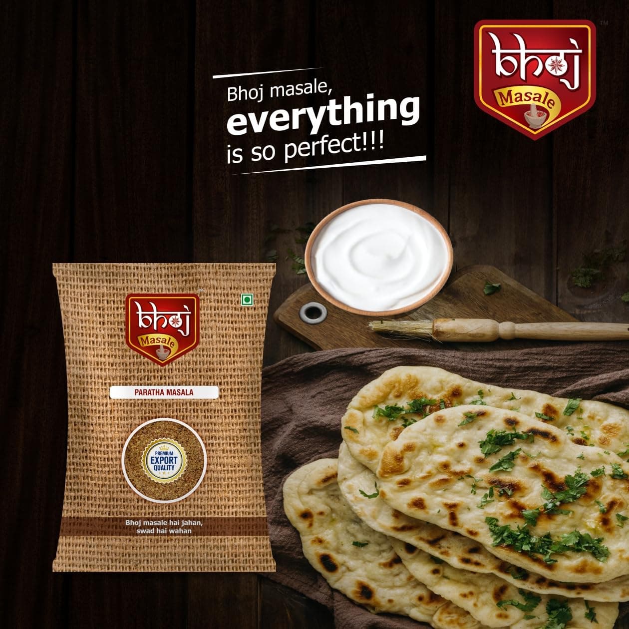 Bhoj Masale Paratha Masala 100GM | Premium Artisanal Jain Spices with Rich & Strong Flavour | Ready to Use | No added colours | No Onion and No Garlic (Jain Friendly) — image 5