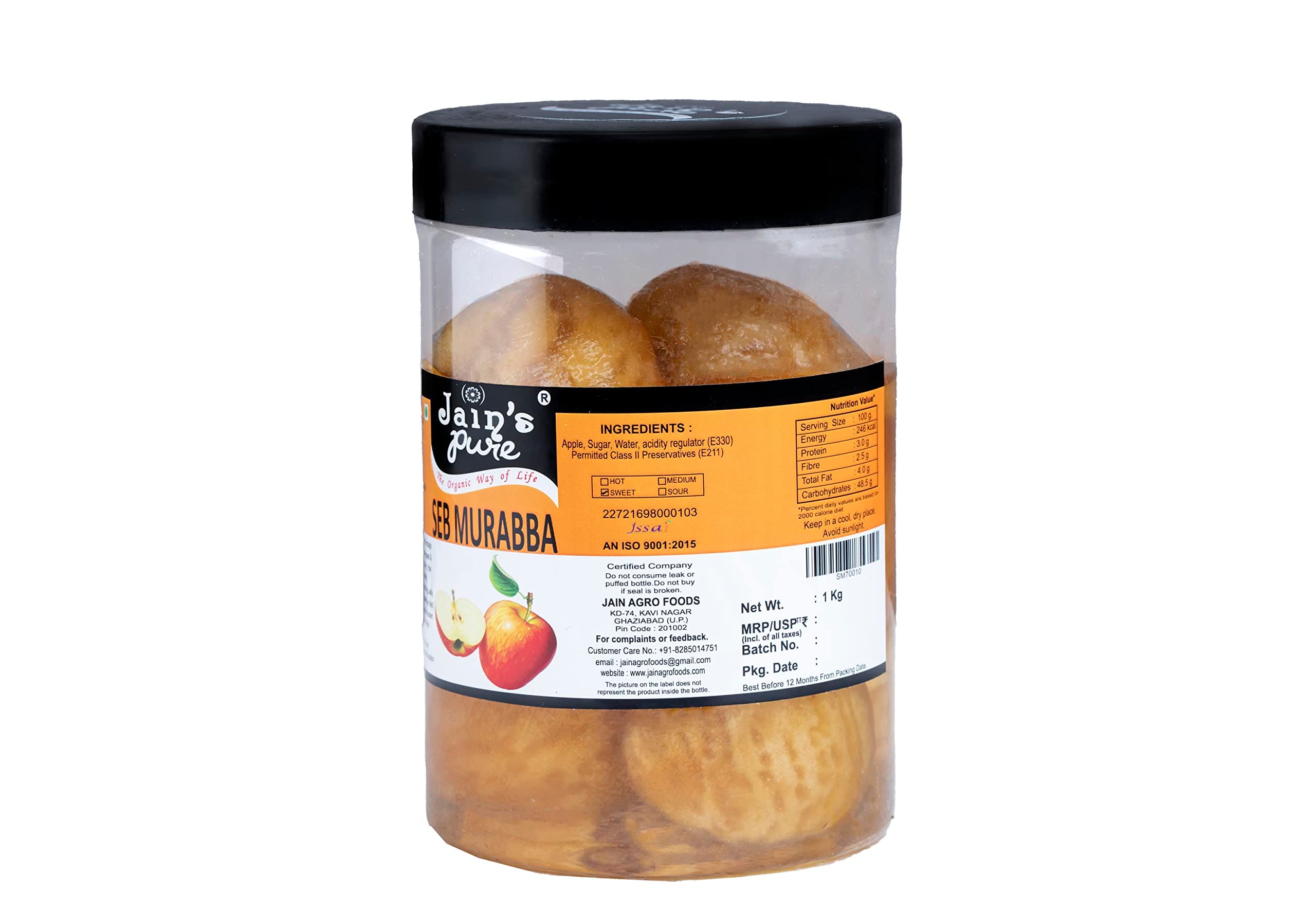 JAIN'S PURE SEB MURABBA/APPLE PRESERVE — image 4