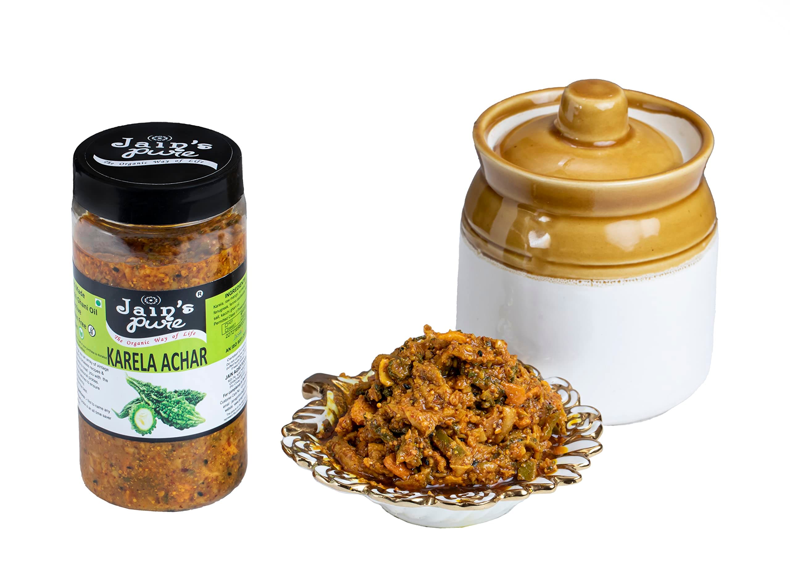 JAIN'S PURE KARELA ACHAR, 400 GM — image 3