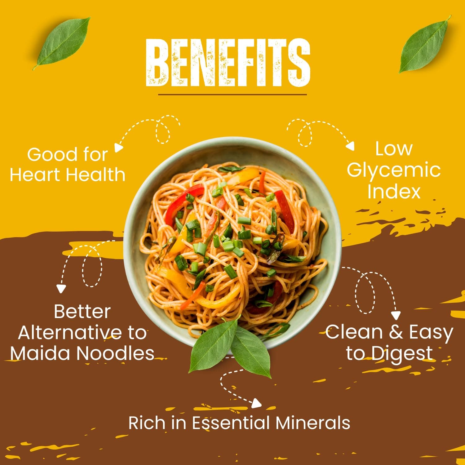 Millet Mania Sorghum Millet Jowar Noodles – Healthy Noodles for Kids & Adults | No Maida, High Fiber, Diabetic-Friendly, Easy to Cook | Guilt-Free Maida Alternative | 210g (Pack of 1) — image 3