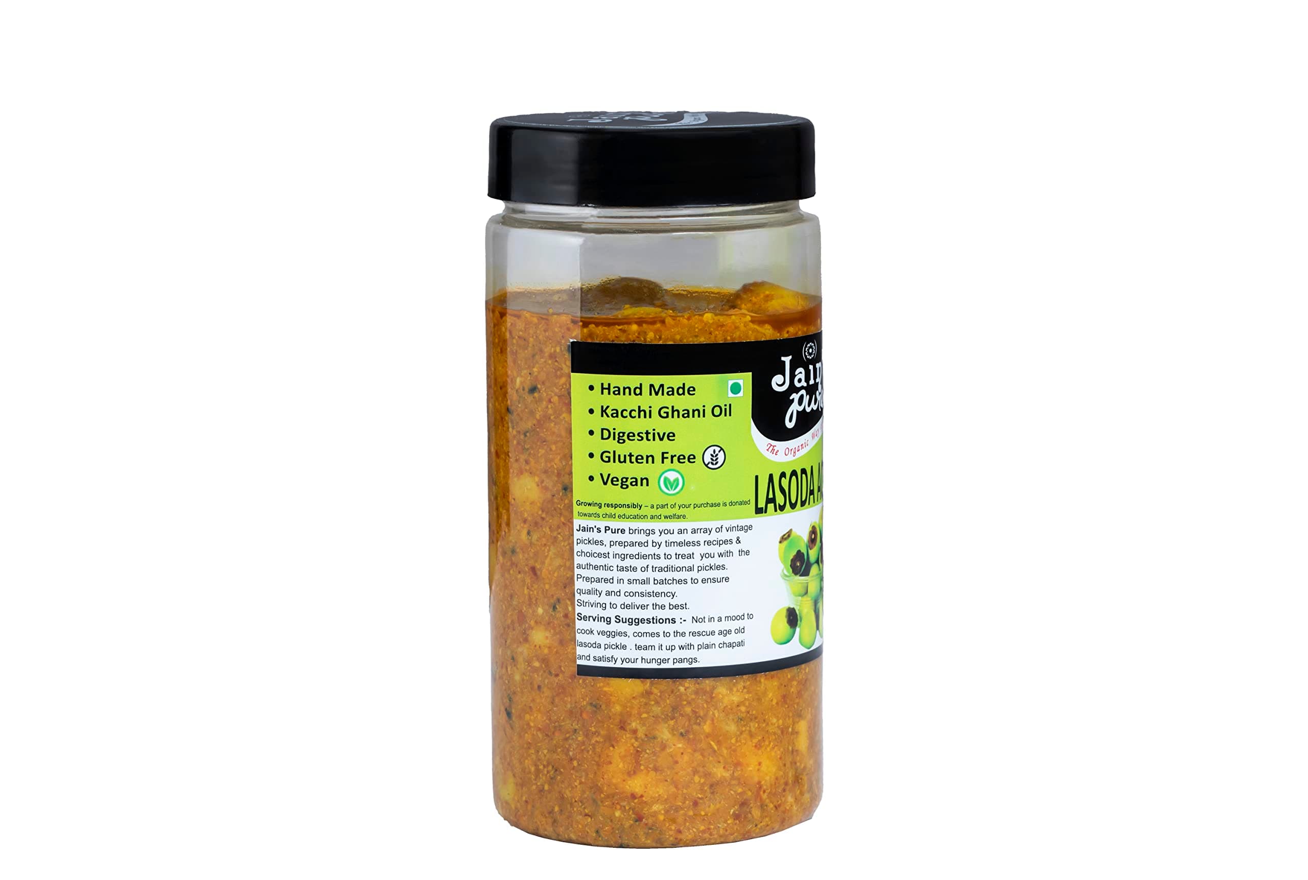 JAIN'S PURE LASODA ACHAR/GLUEBERRY, 400 GM — image 4